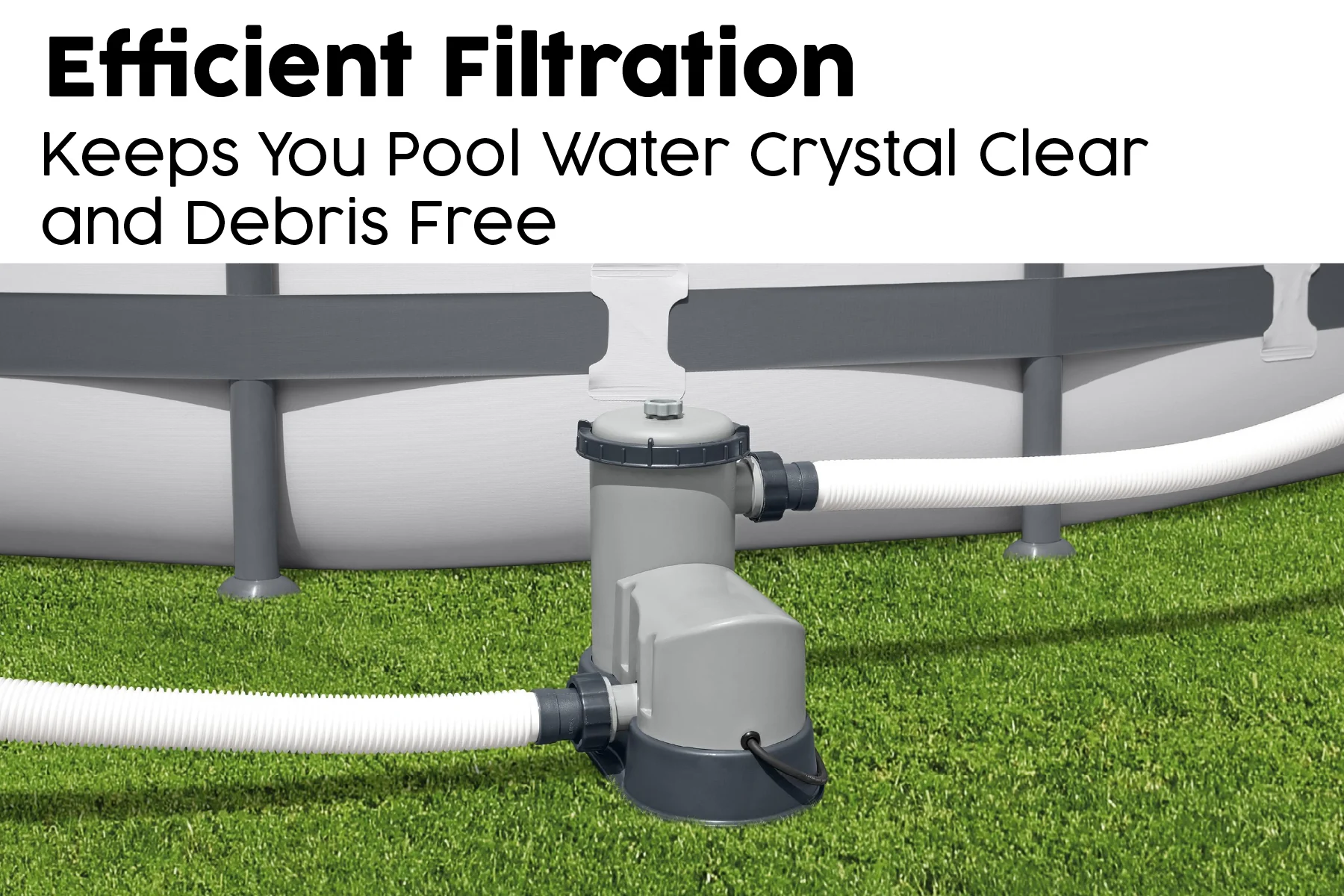 1,500gal Pool Filter Pump for Above Ground Pools - Image 5