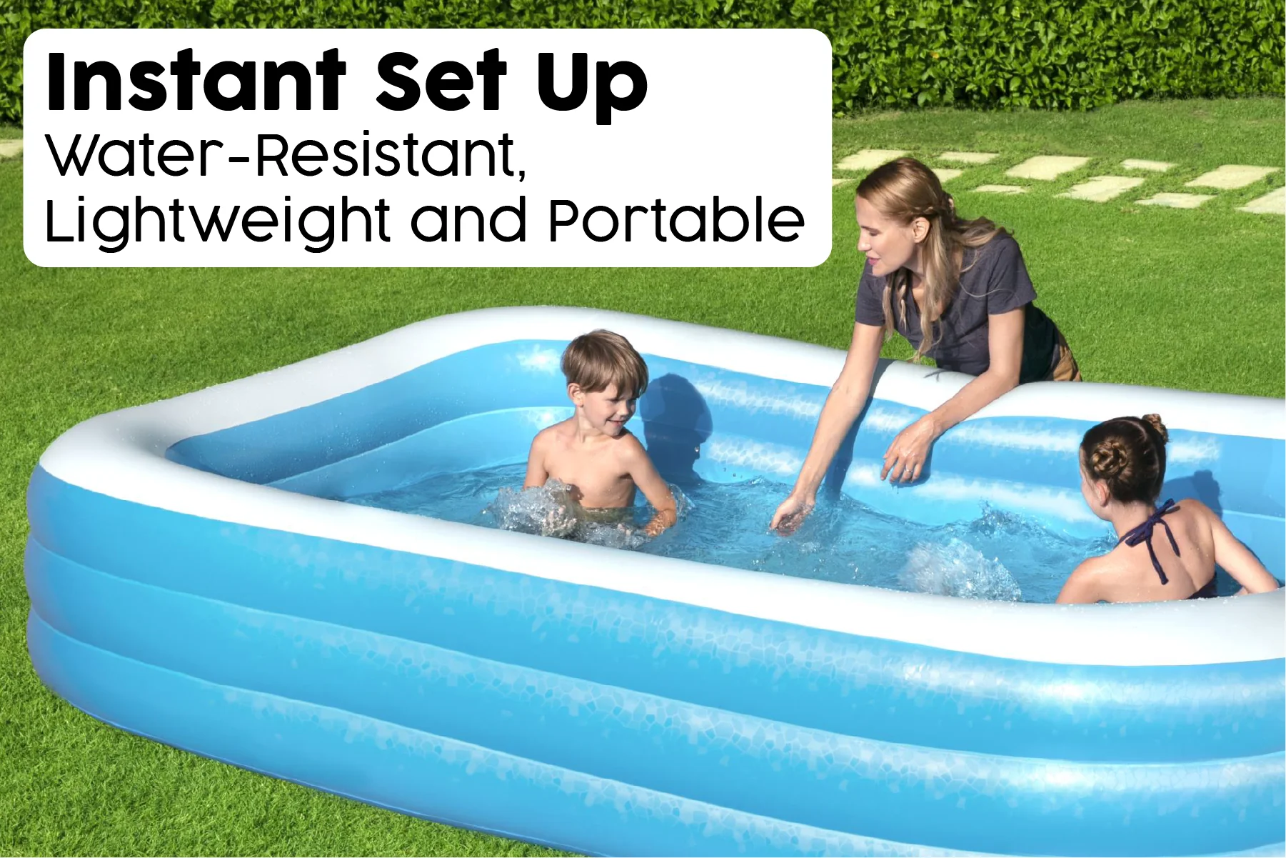 Inflatable Paddling Swimming Pool - 10ft - Image 6