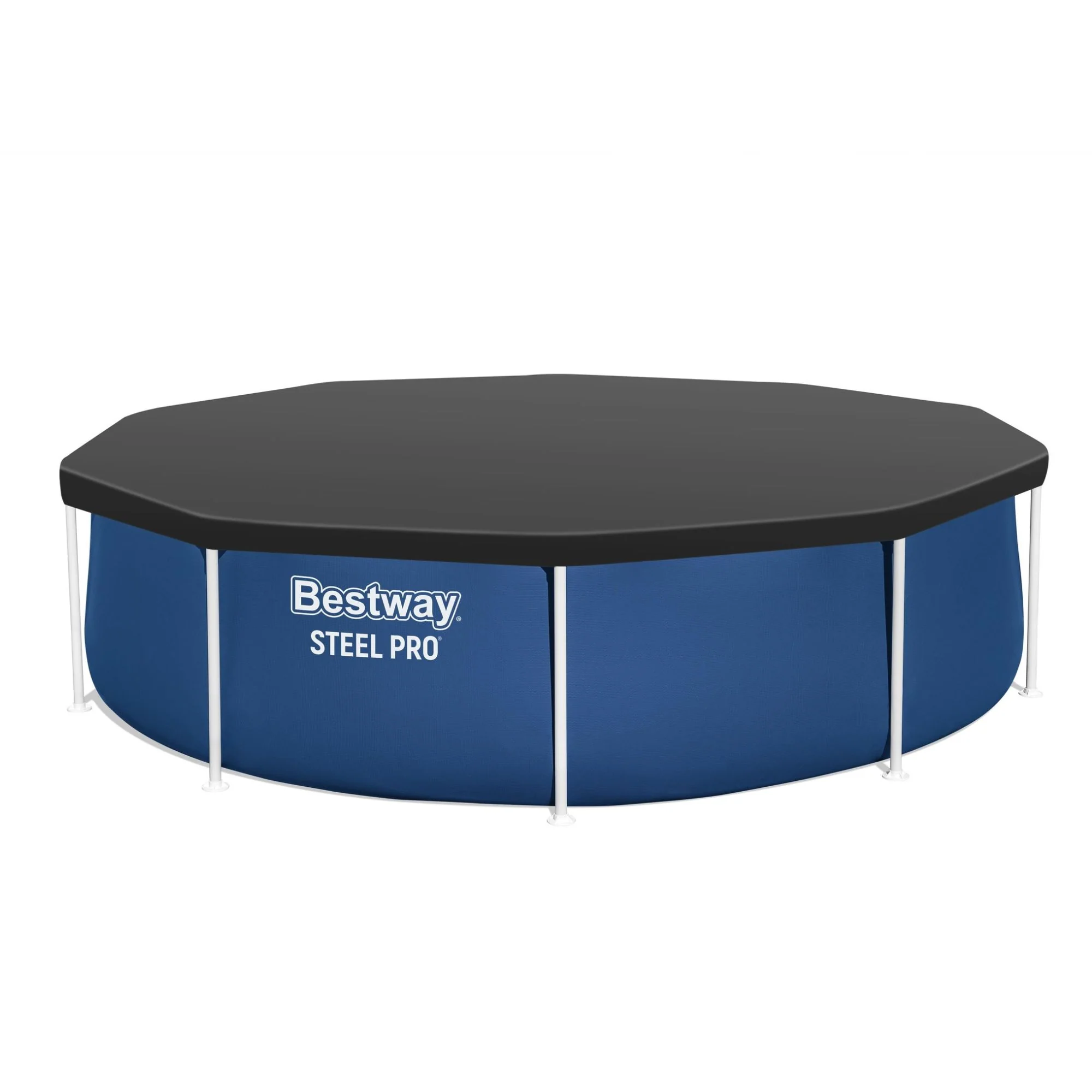 10ft Round Pool Cover for Steel Pro Above Ground Pools - Image 2