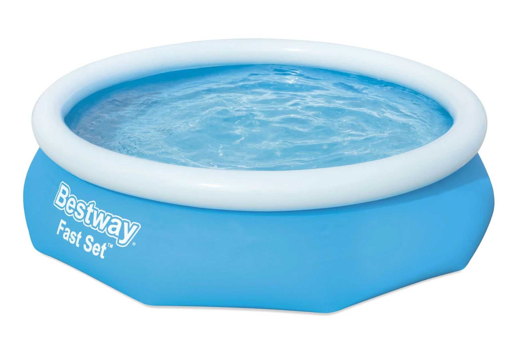 10ft x 30in Blue Round Fast Set Inflatable Above Ground Pool - Image 3
