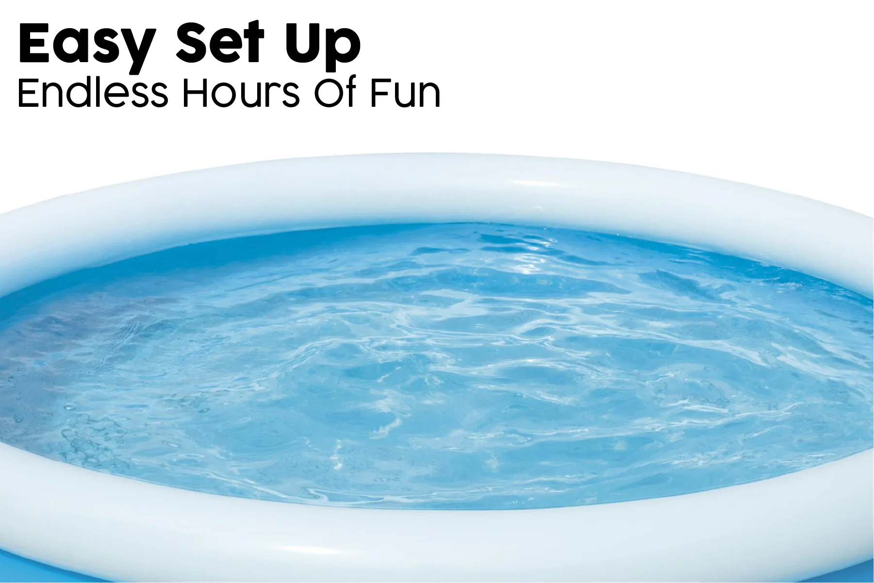 10ft x 30in Blue Round Fast Set Inflatable Above Ground Pool - Image 6
