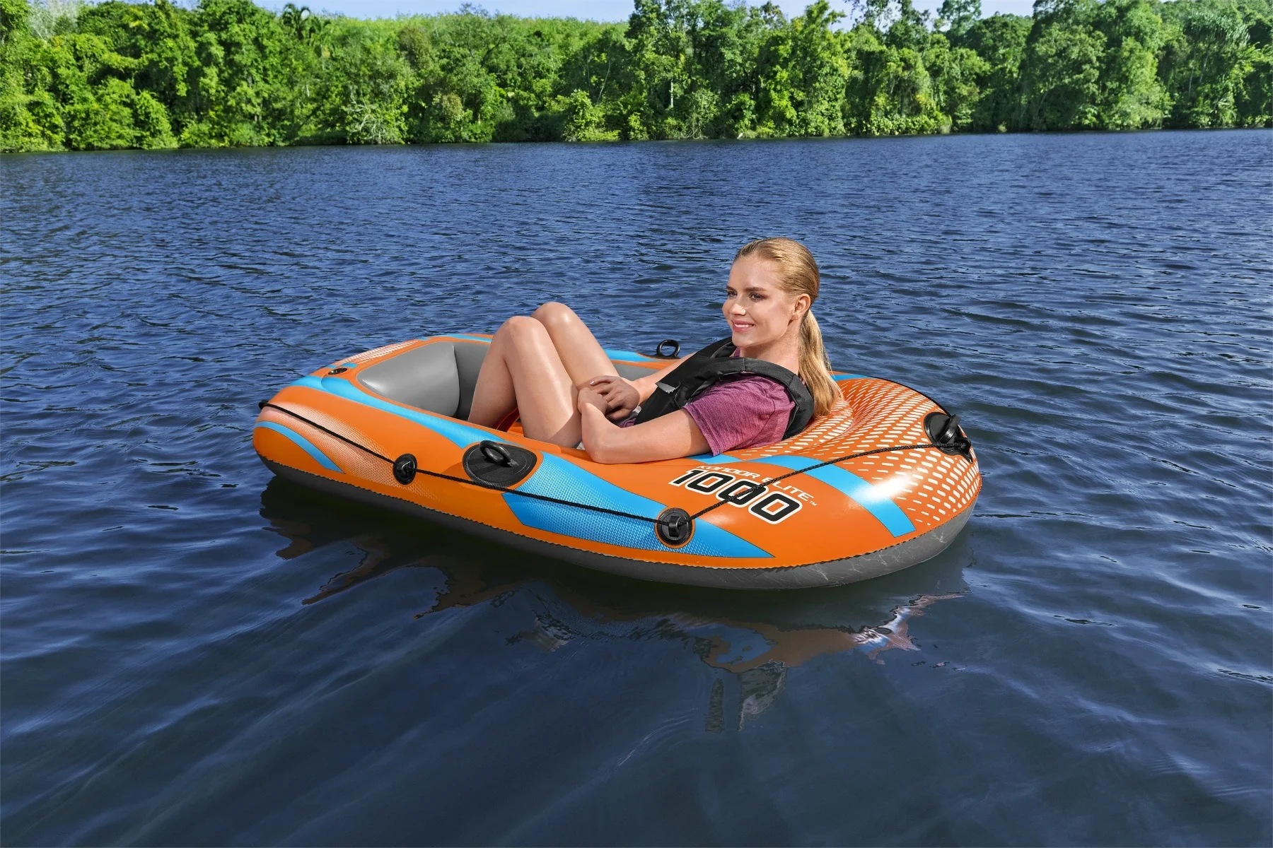 1 Person Inflatable Boat Set Kondor Elite 1000 - Image 4