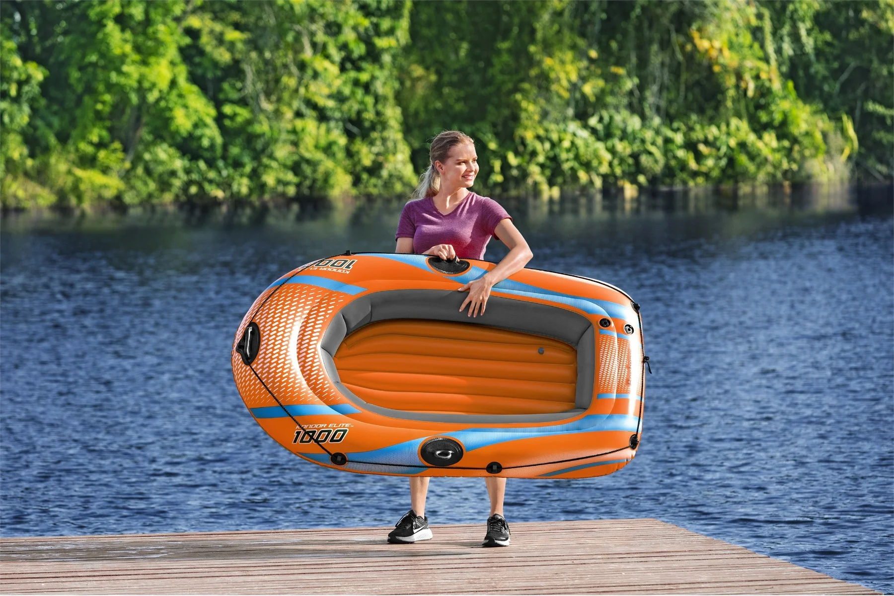 1 Person Inflatable Boat Set Kondor Elite 1000 - Image 5