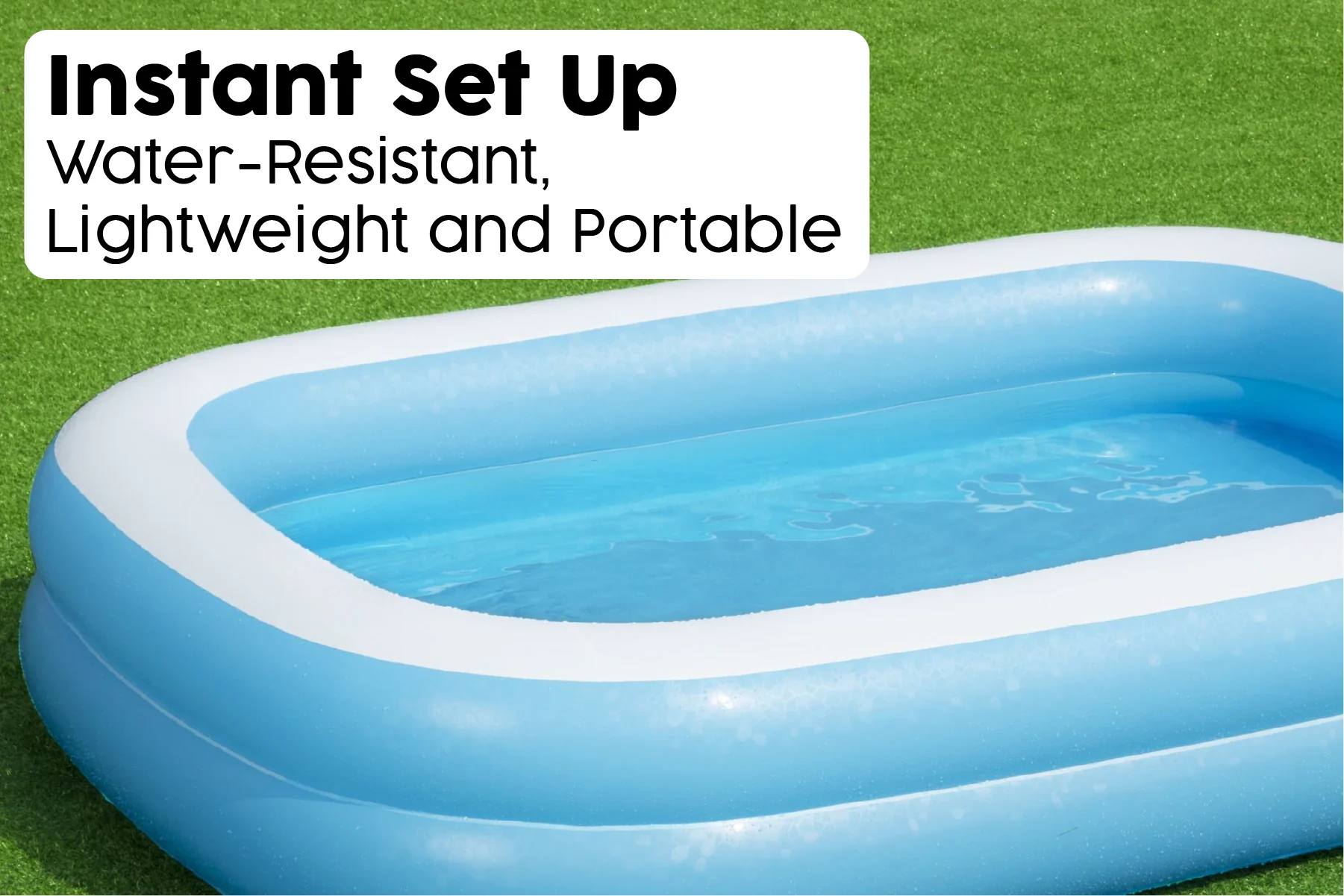 Inflatable Paddling Swimming Pool - 8.7ft - Image 6