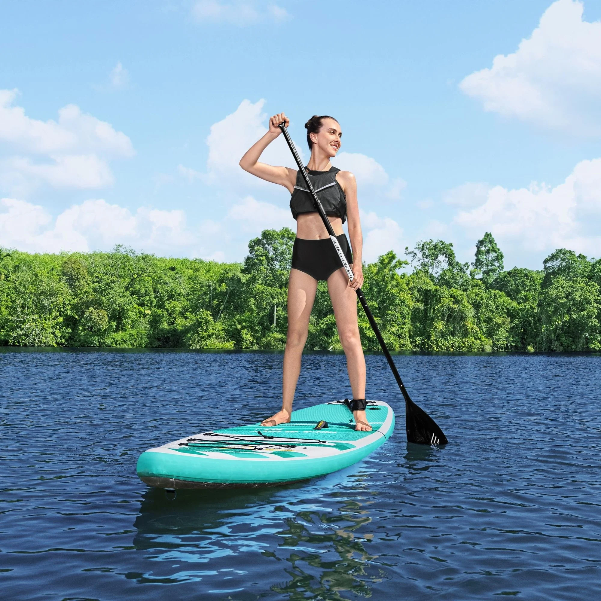 Hydro-Force 10ft 6" Inflatable Paddle Board SUP Set - Aqua Glider - Outlet - Image 2