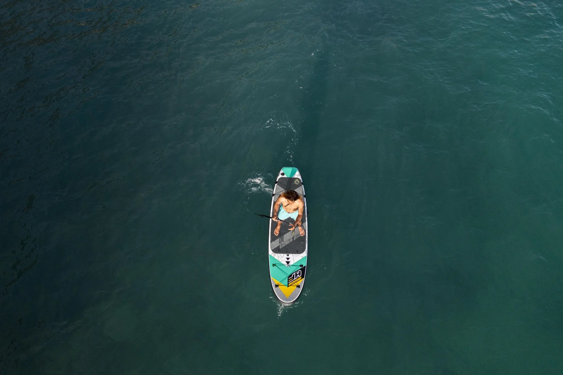 Hydro-Force 10ft Inflatable Paddle Board/ Kayak Set Aqua Wander - Outlet - Image 3