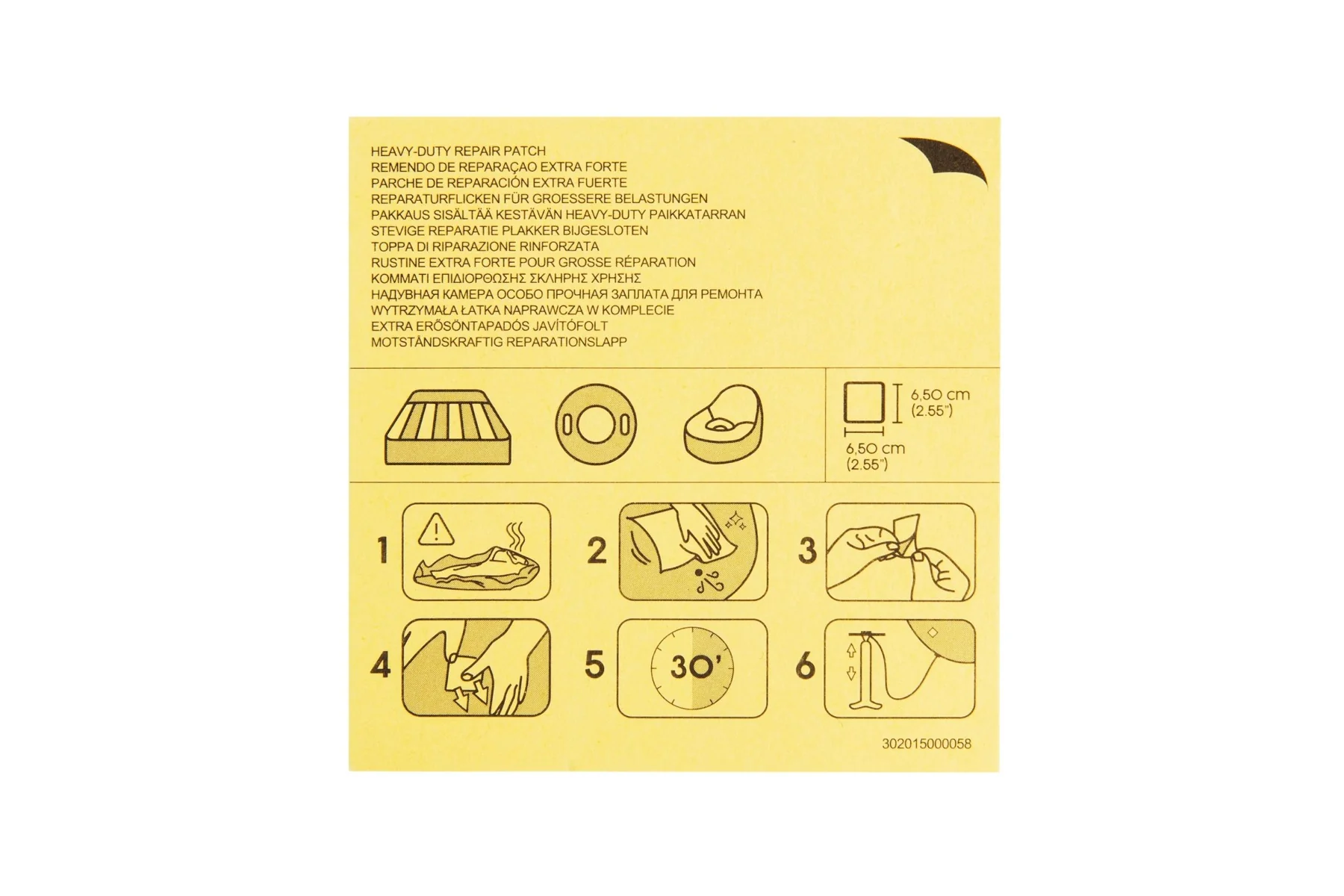 10x Heavy Duty Repair Patch for Inflatables - Image 2