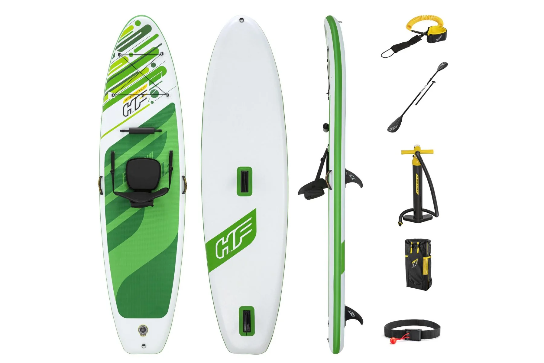 Hydro-Force 11ft  2" Inflatable Paddle Board/Kayak Set - Freesoul Tech - Image 3