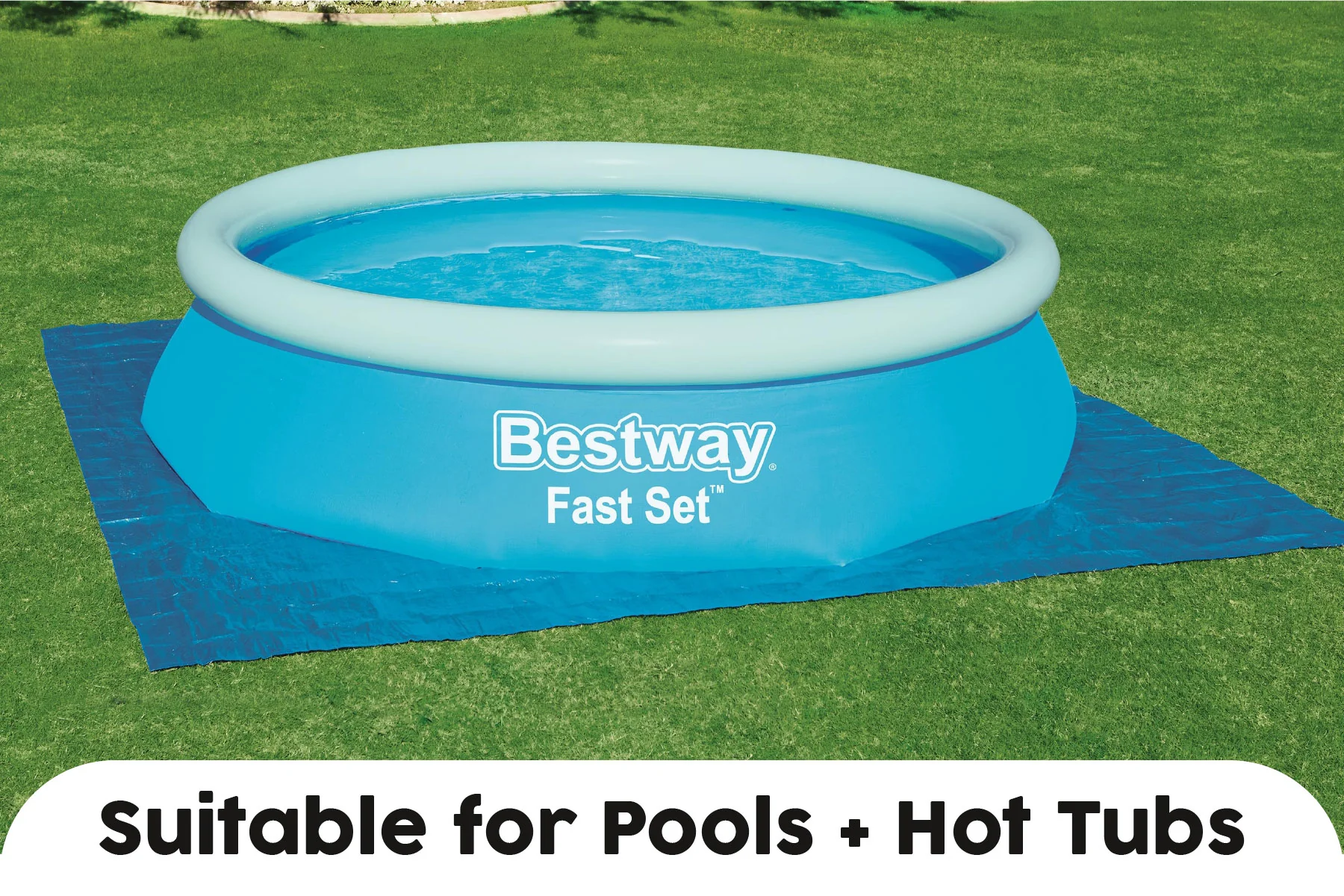 11ft Pool Ground Sheet for Inflatable Fast Set Pools - Image 4
