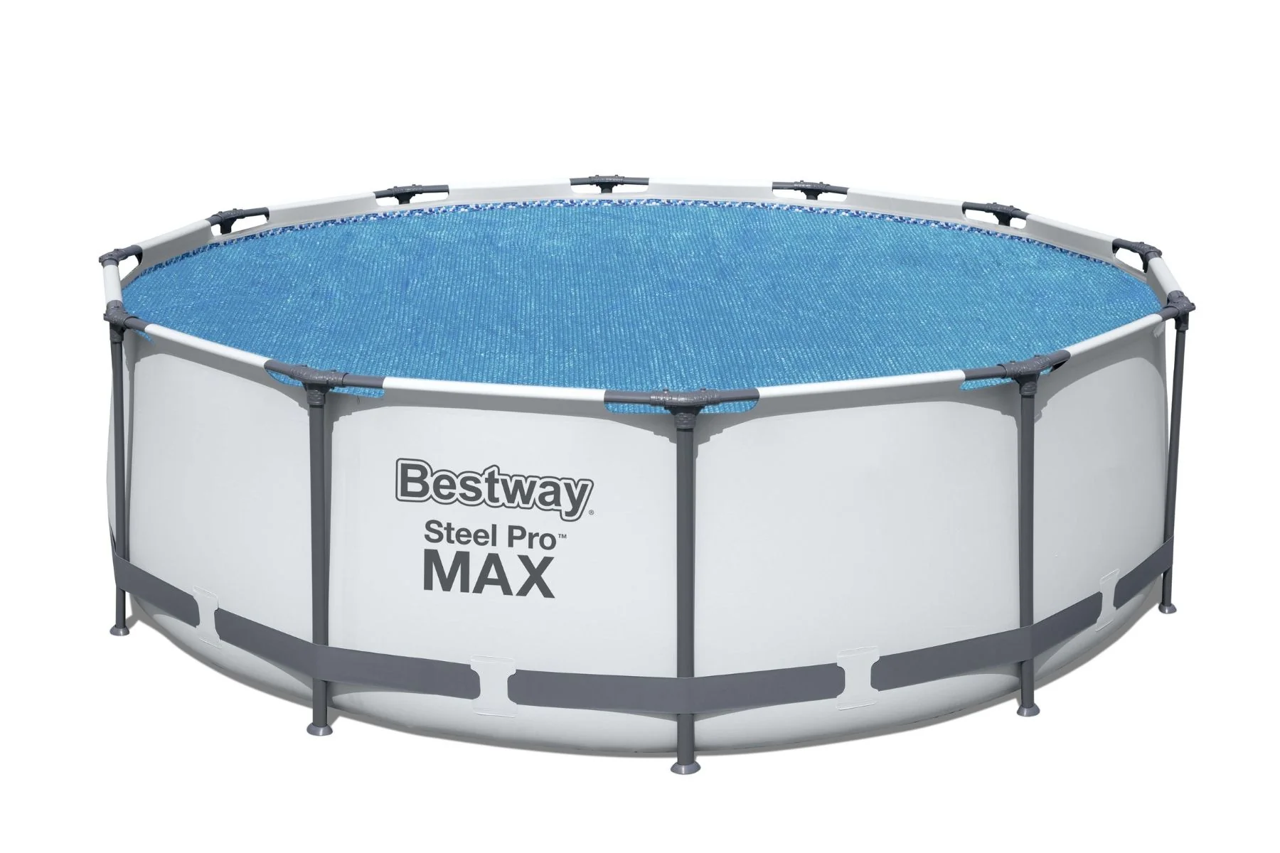 12ft Solar Pool Cover for Steel Pro Max Above Ground Pool - Image 3