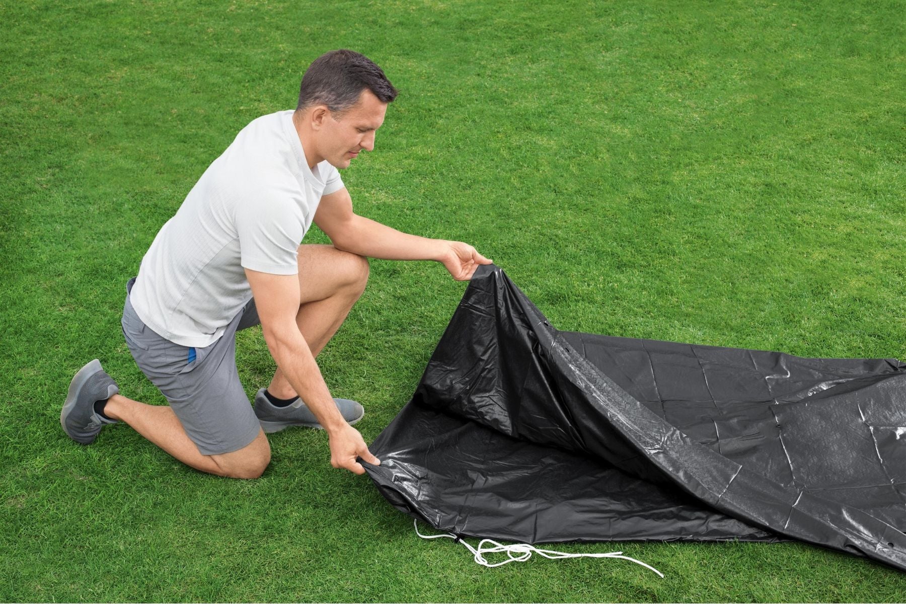 12ft Pool Cover For Steel Pro Max Above Ground Pools - Image 5