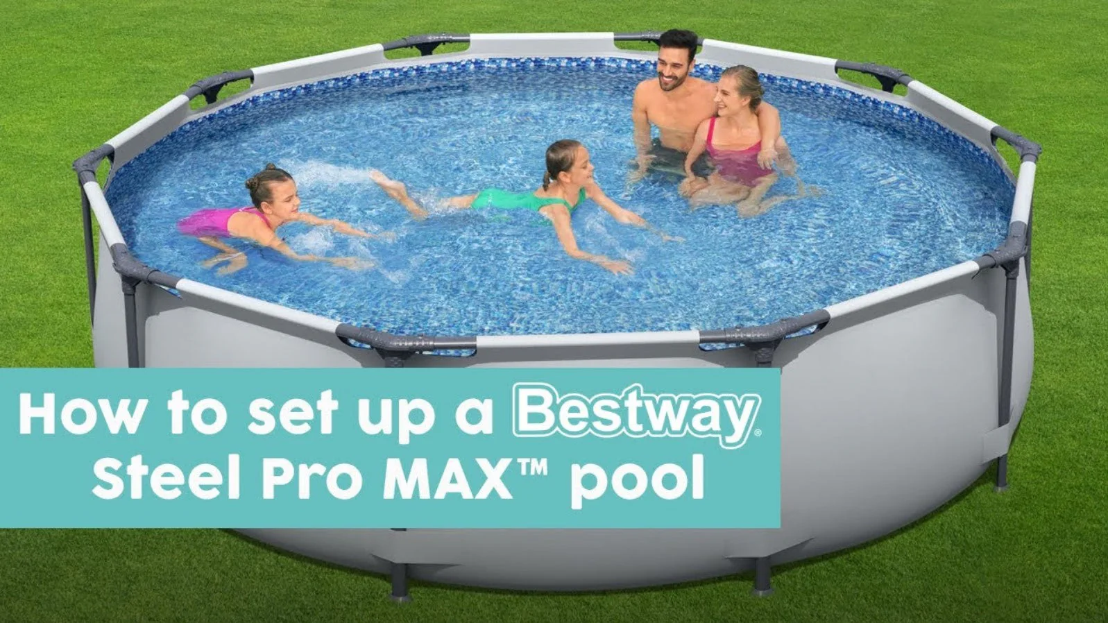 12ft x 39.5in Rattan Print Round Steel Pro Max Deluxe Above Ground Pool Set - Outlet - Image 6