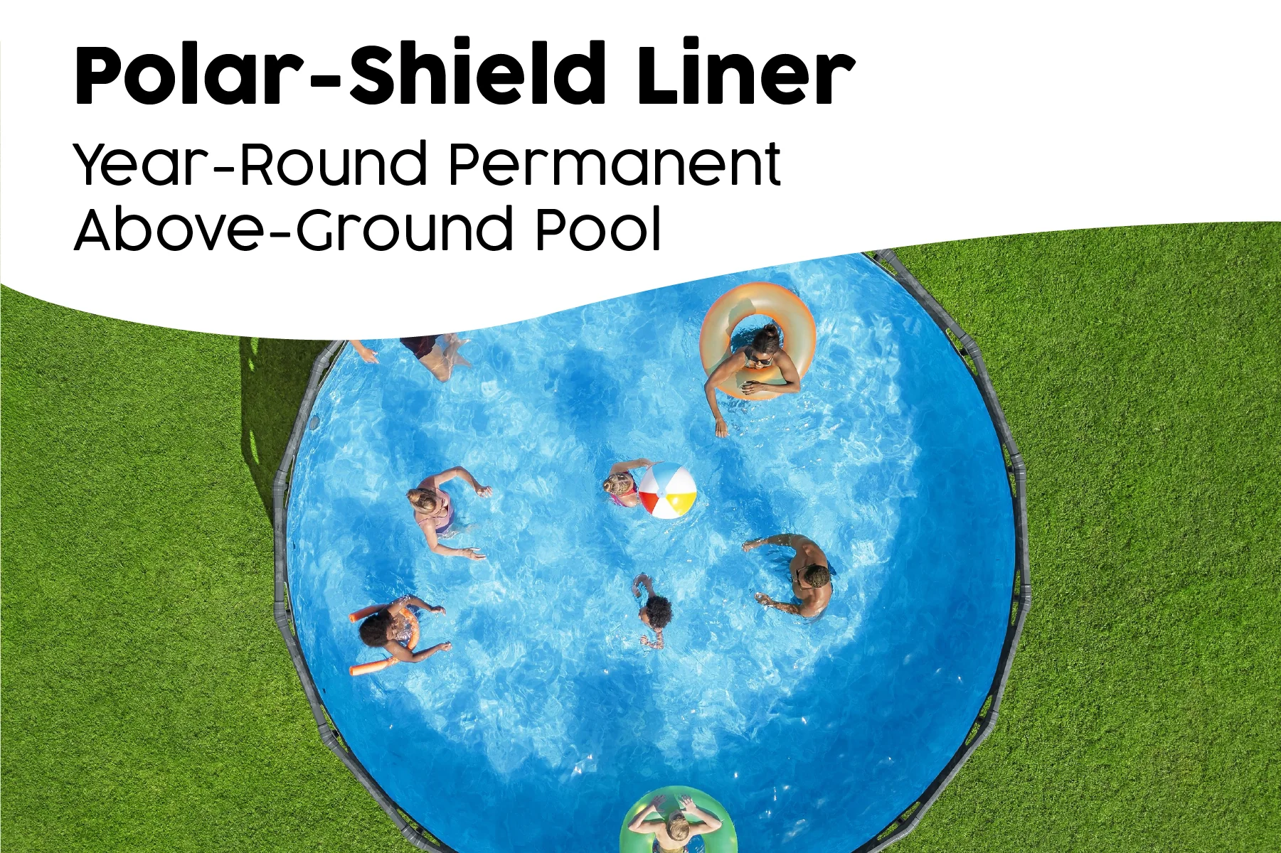 18ft x 52in Grey Round APX 365 Above Ground Pool Set - Image 6