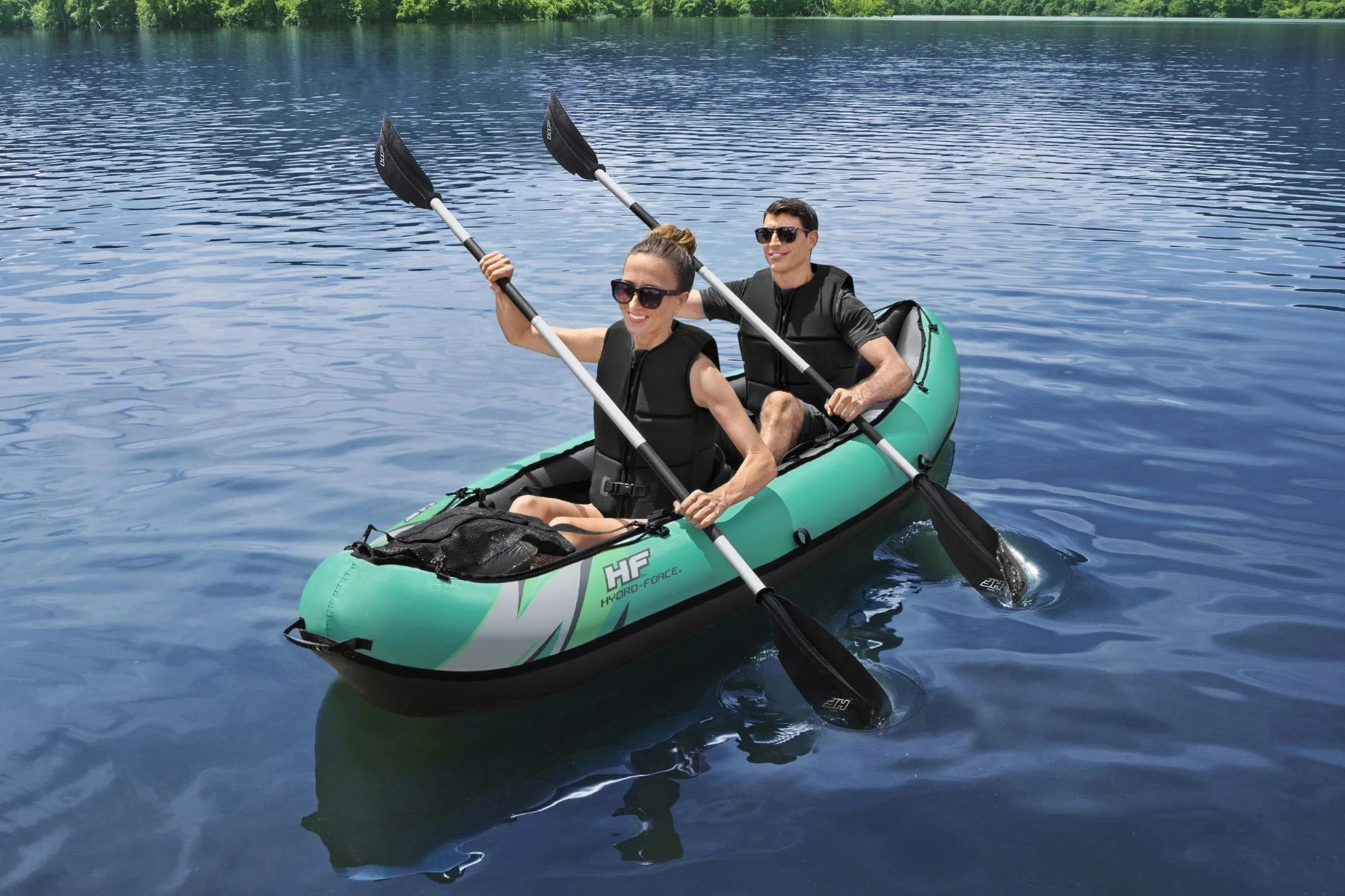 Hydro-force 2 Person Inflatable Kayak Set - Ventura - Image 4