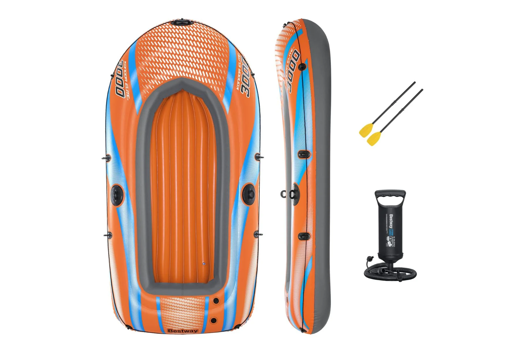 3 Person Inflatable Boat Set Kondor Elite 3000 - Image 3