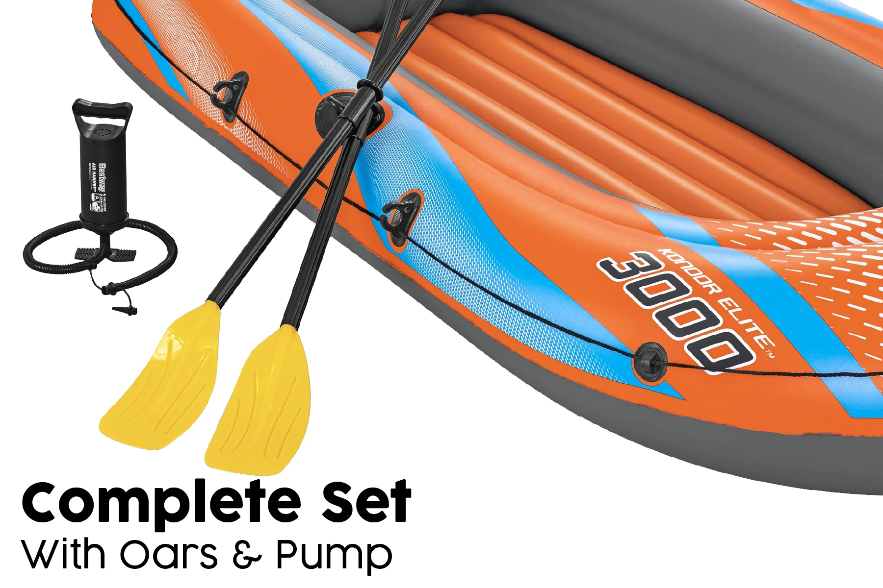 3 Person Inflatable Boat Set Kondor Elite 3000 - Image 7