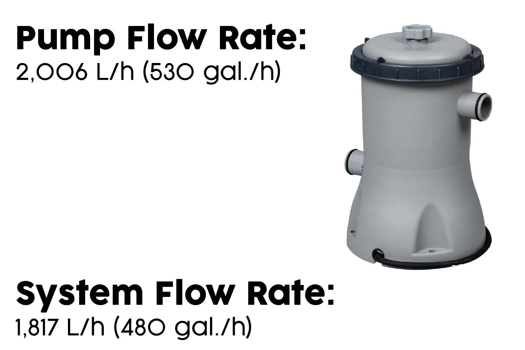 530gal Pool Filter Pump For Above Ground Pools - Image 7