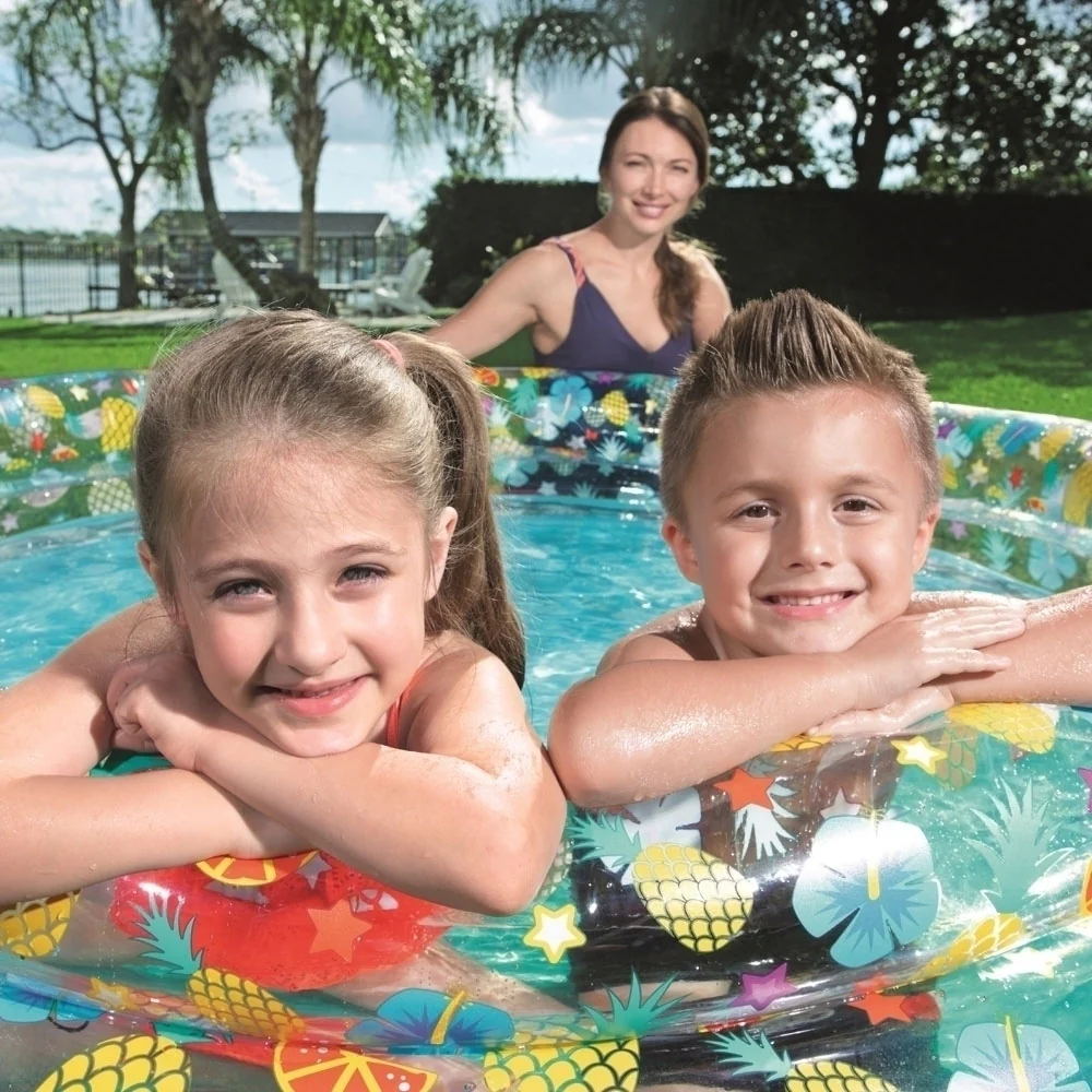 Tropical Themed Kids Inflatable Paddling Pool - Image 2