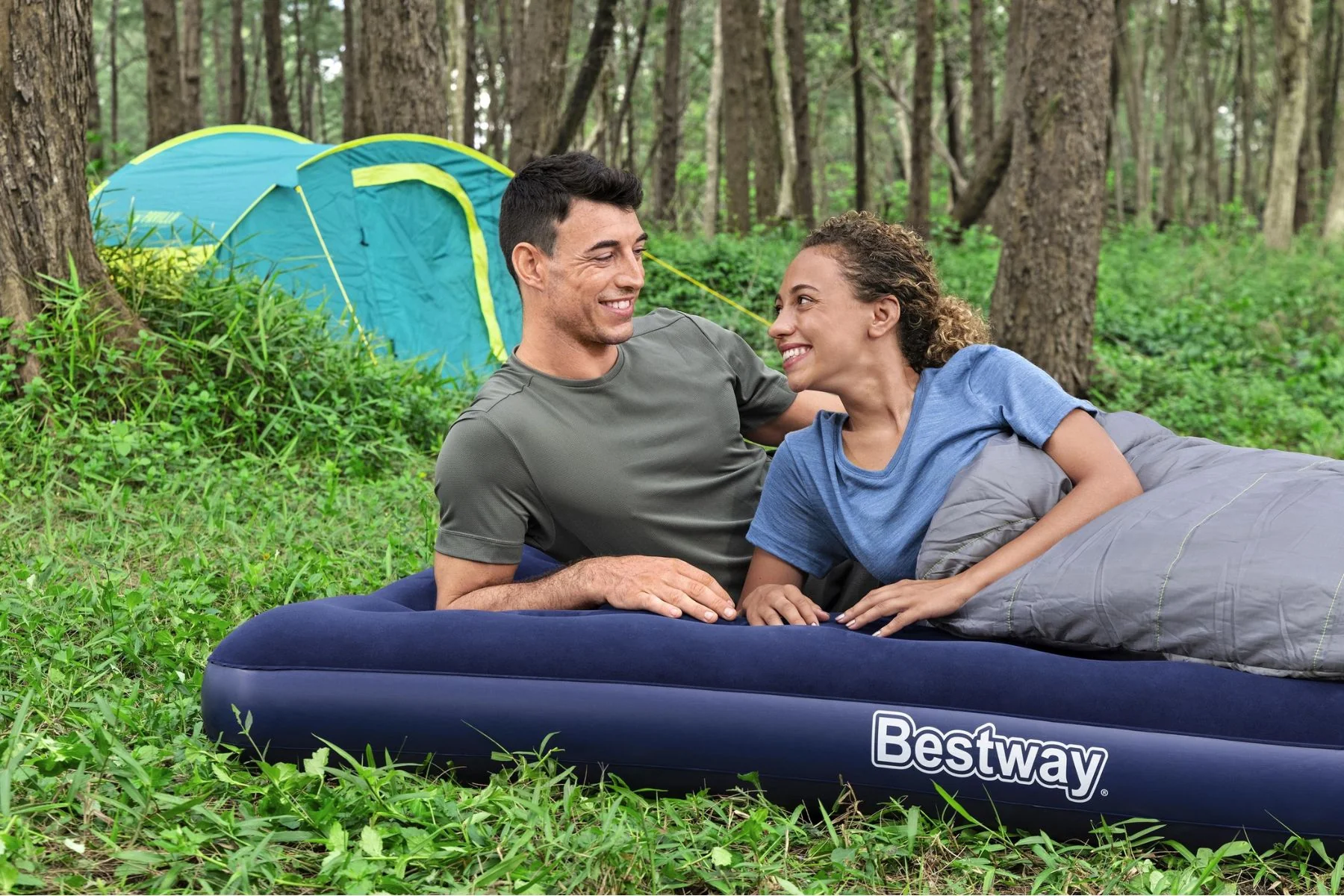 Double Flocked Airbed Inflatable Air Mattress - Image 4