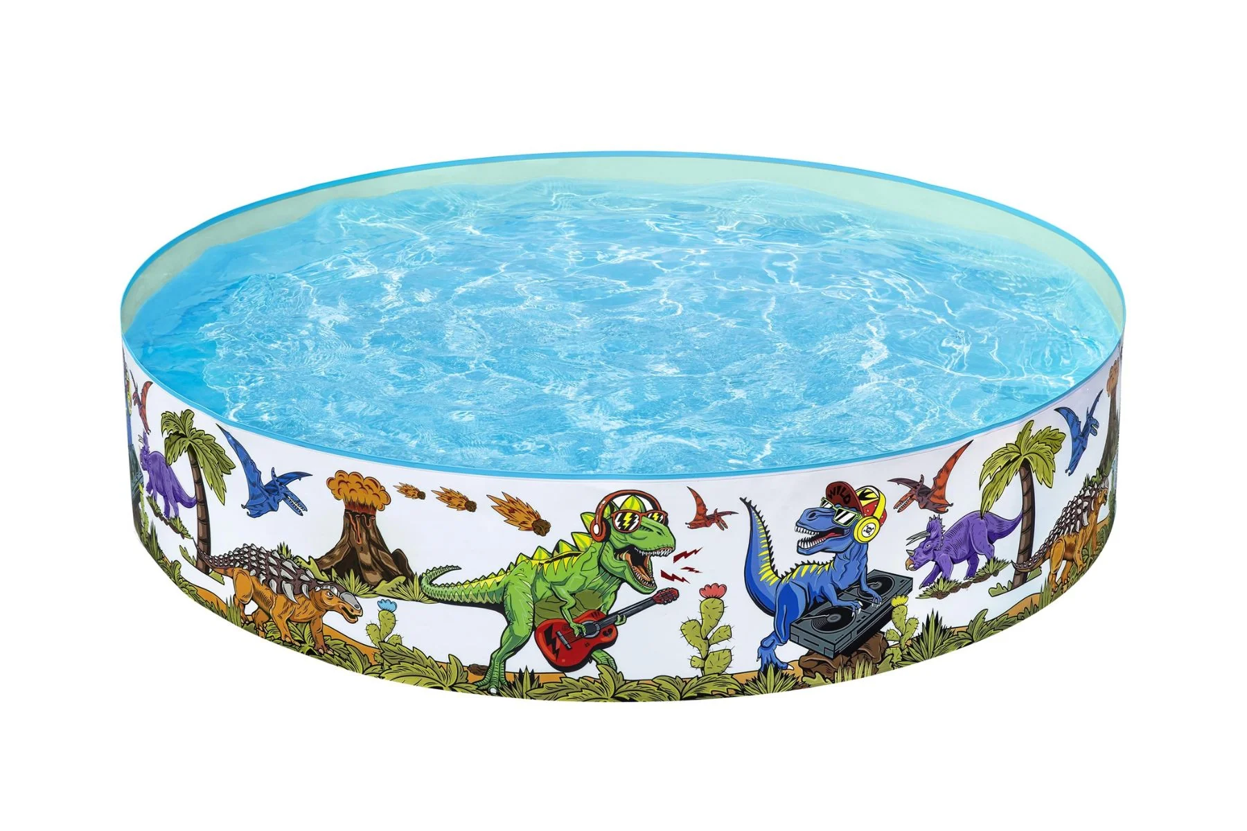 Dinosaur Themed Kids Inflatable Paddling Pool - Image 3