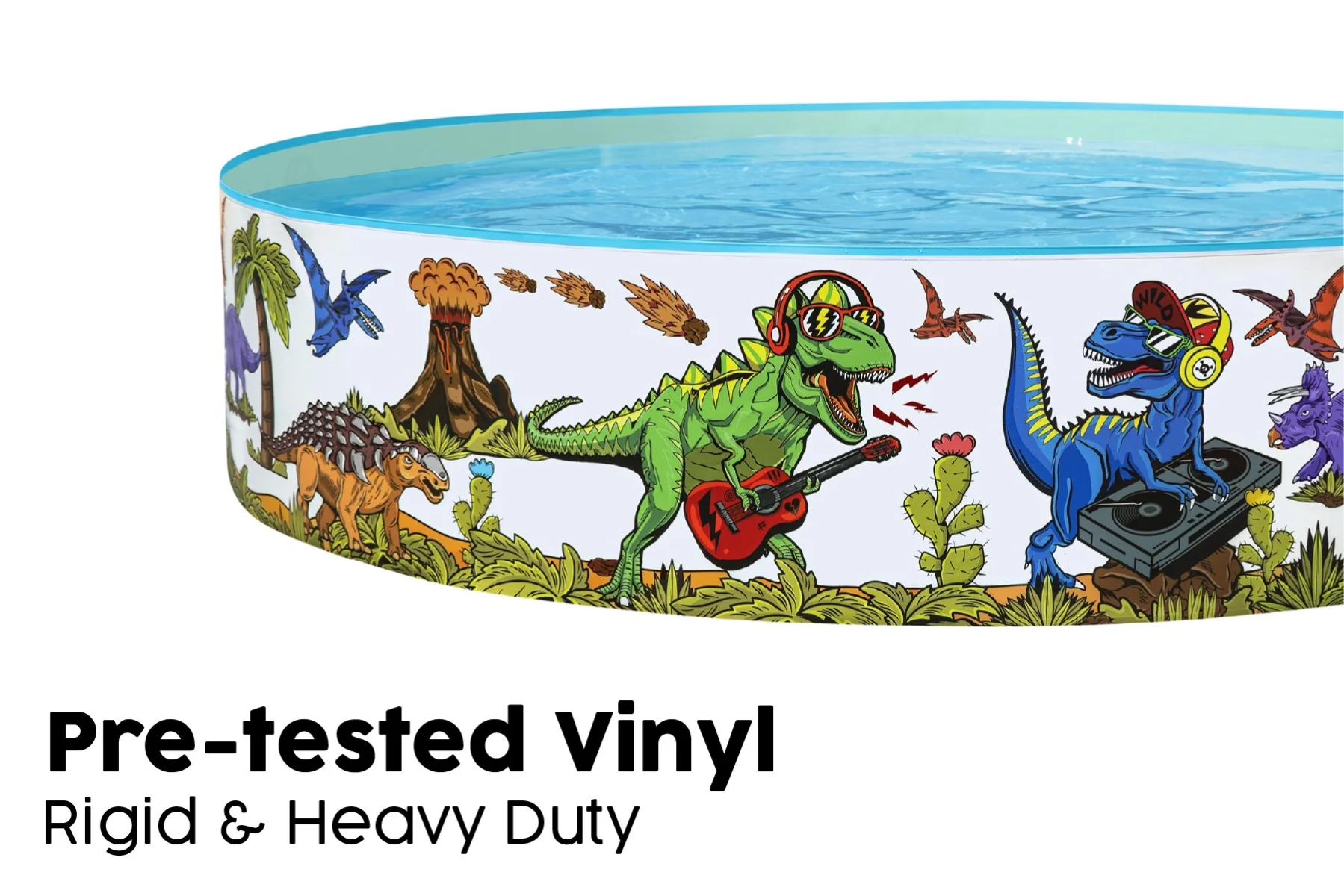 Dinosaur Themed Kids Inflatable Paddling Pool - Image 7