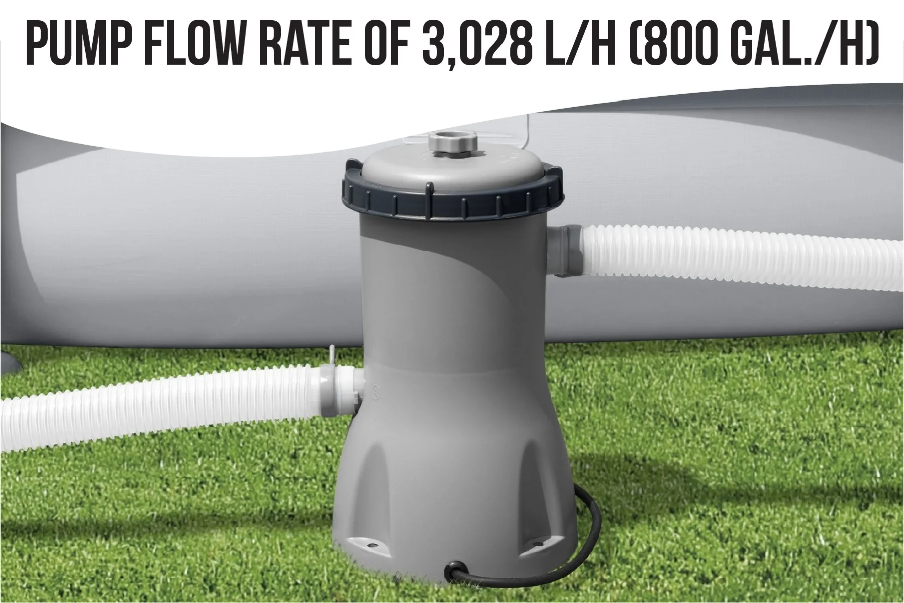 800gal Pool Filter Pump for Above Ground Pools - Image 6