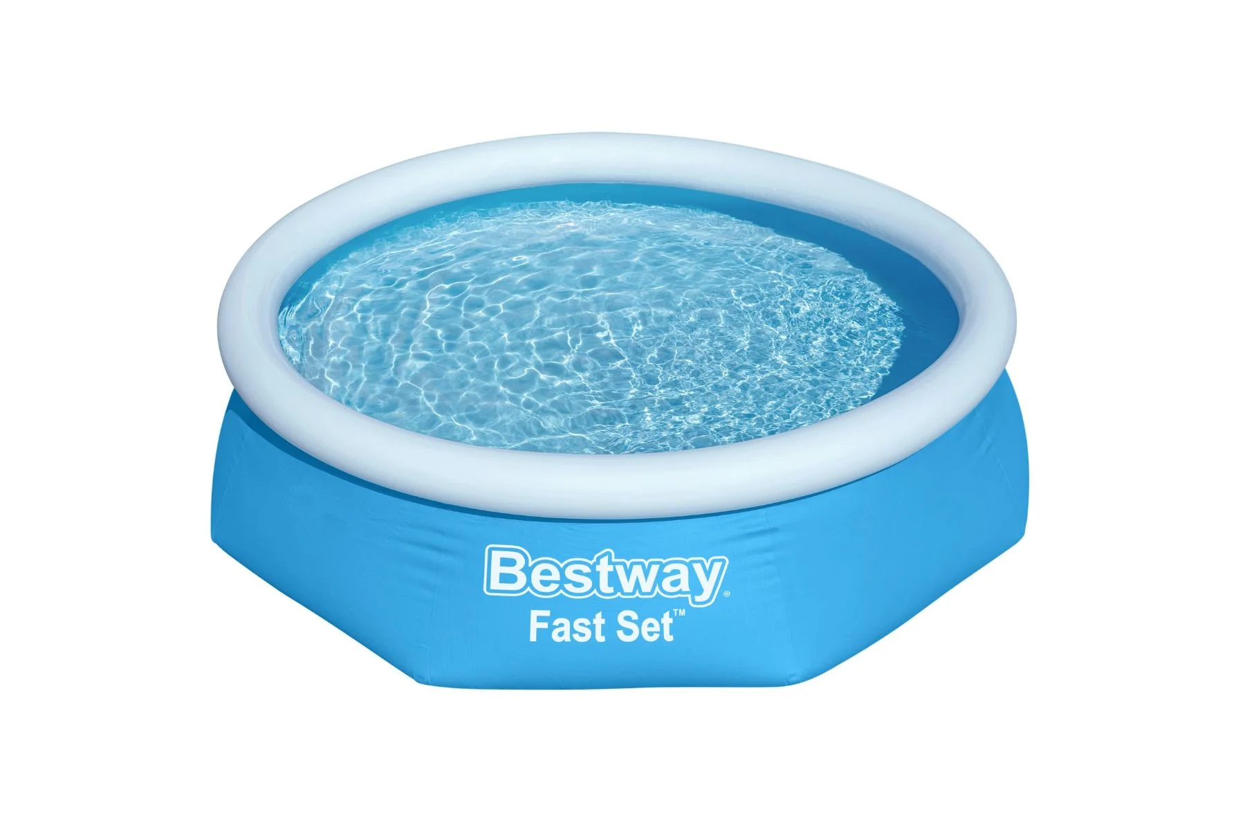 8ft x 24inch Blue Round Fast Set Inflatable Above Ground Pool - Image 3