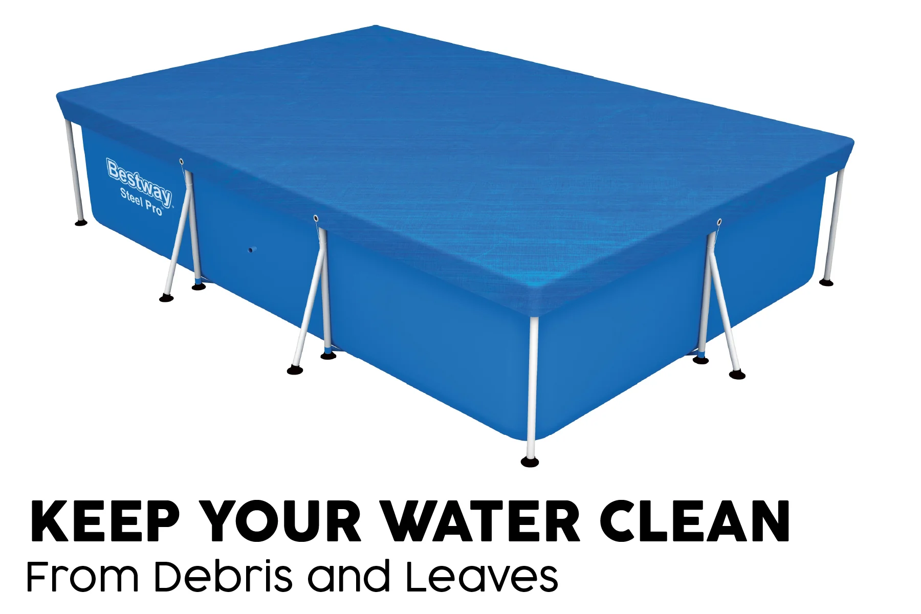 9ft 10inch Pool Cover for Steel Pro Above Ground Pools - Image 5