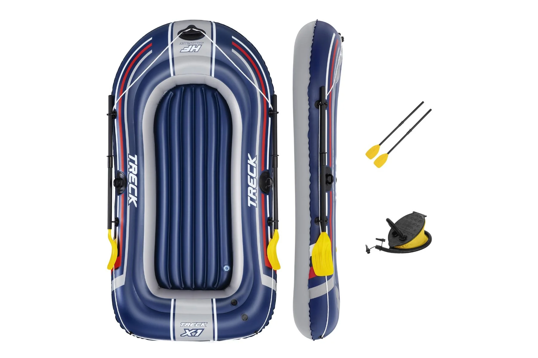 Hydro-Force 2 Person Inflatable Raft Treck Set Treck - Image 3