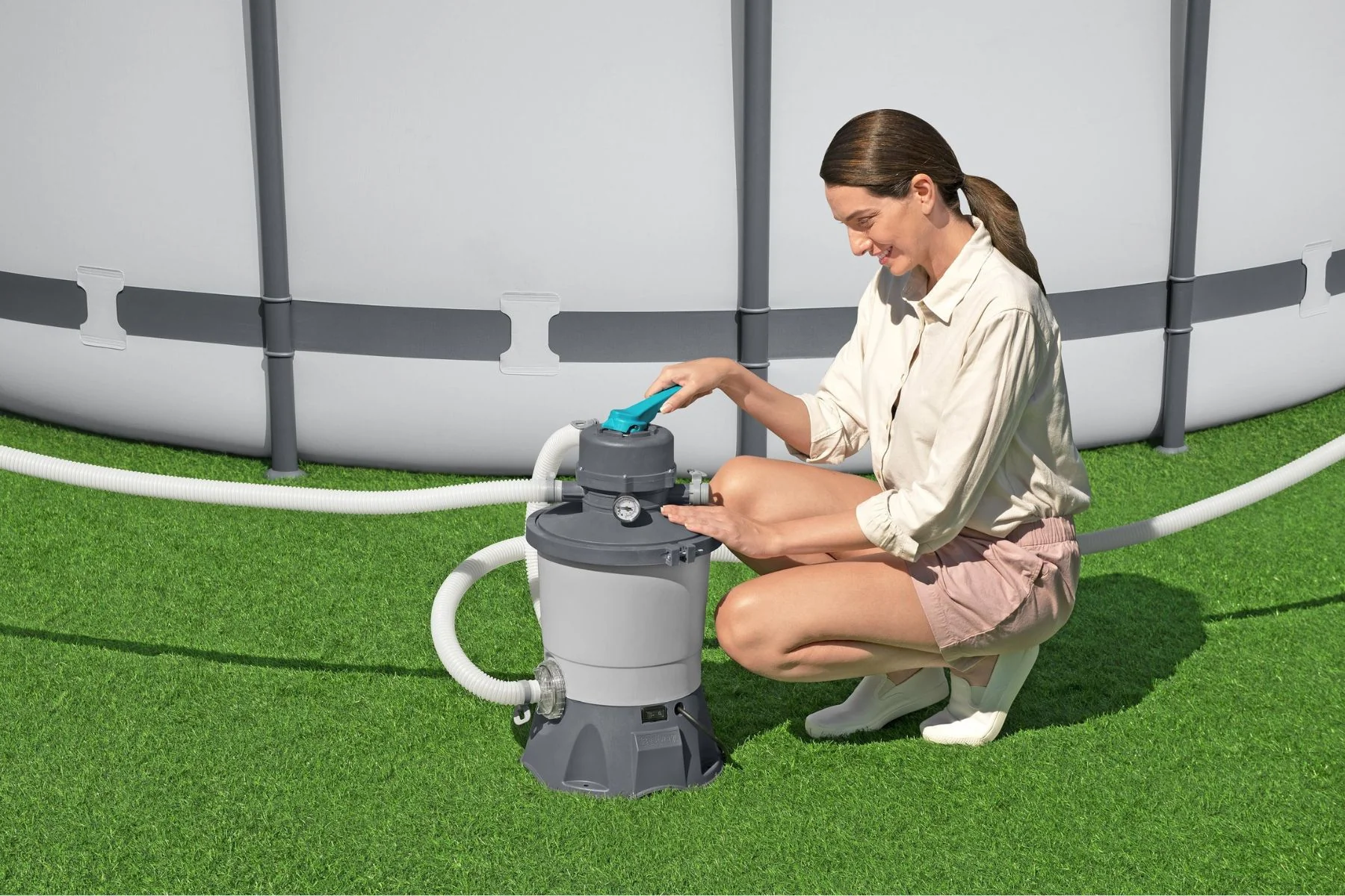 950 gal Pool Sand Filter for All Above Ground Pools - Image 4