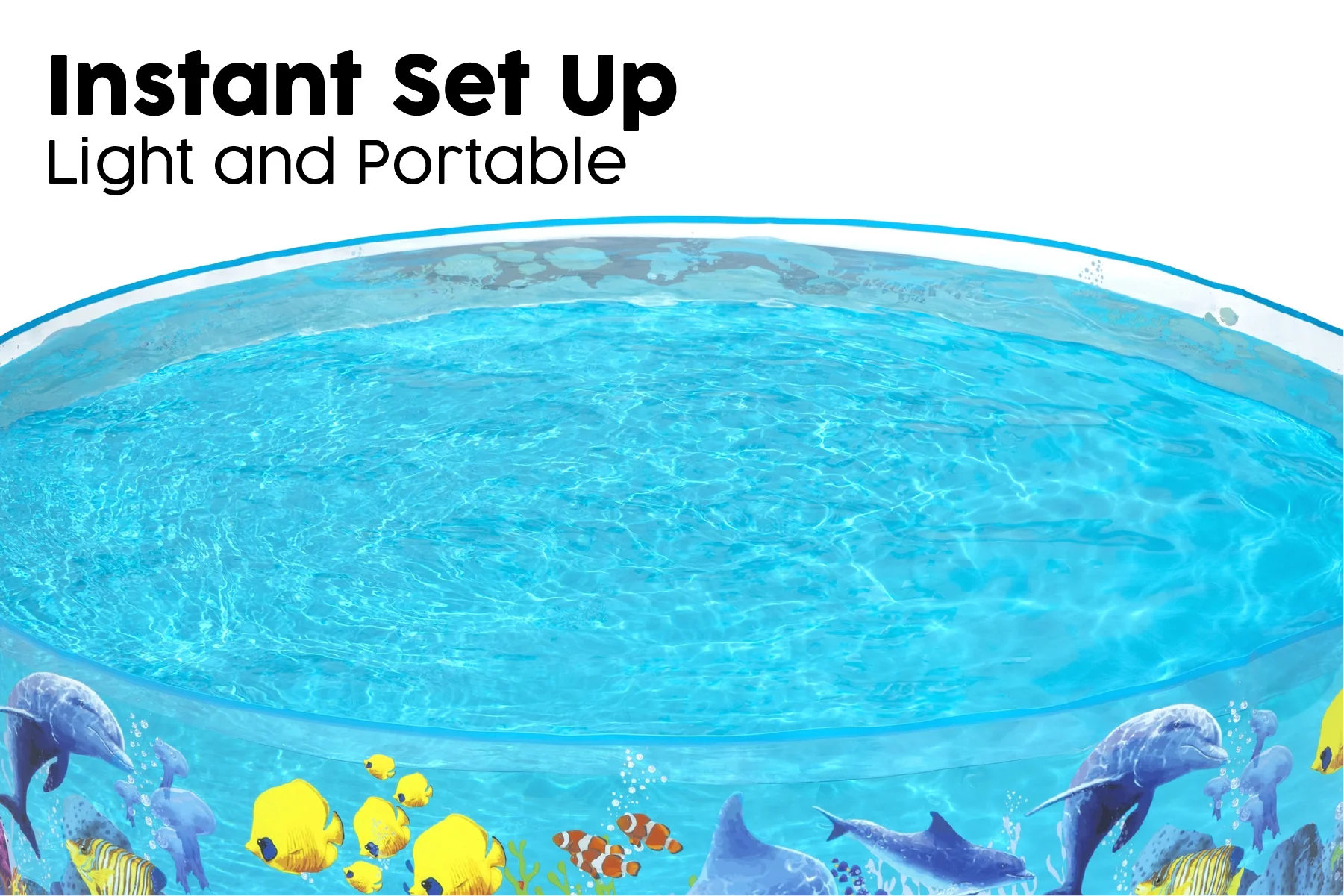 Sea Animals Themed Kids Inflatable Paddling Pool - Image 7