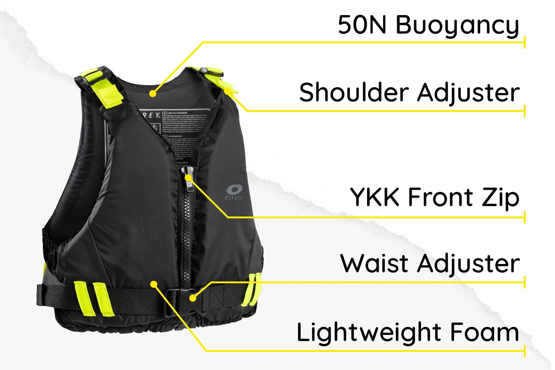 Adult Buoyancy Aid - Black - Image 9