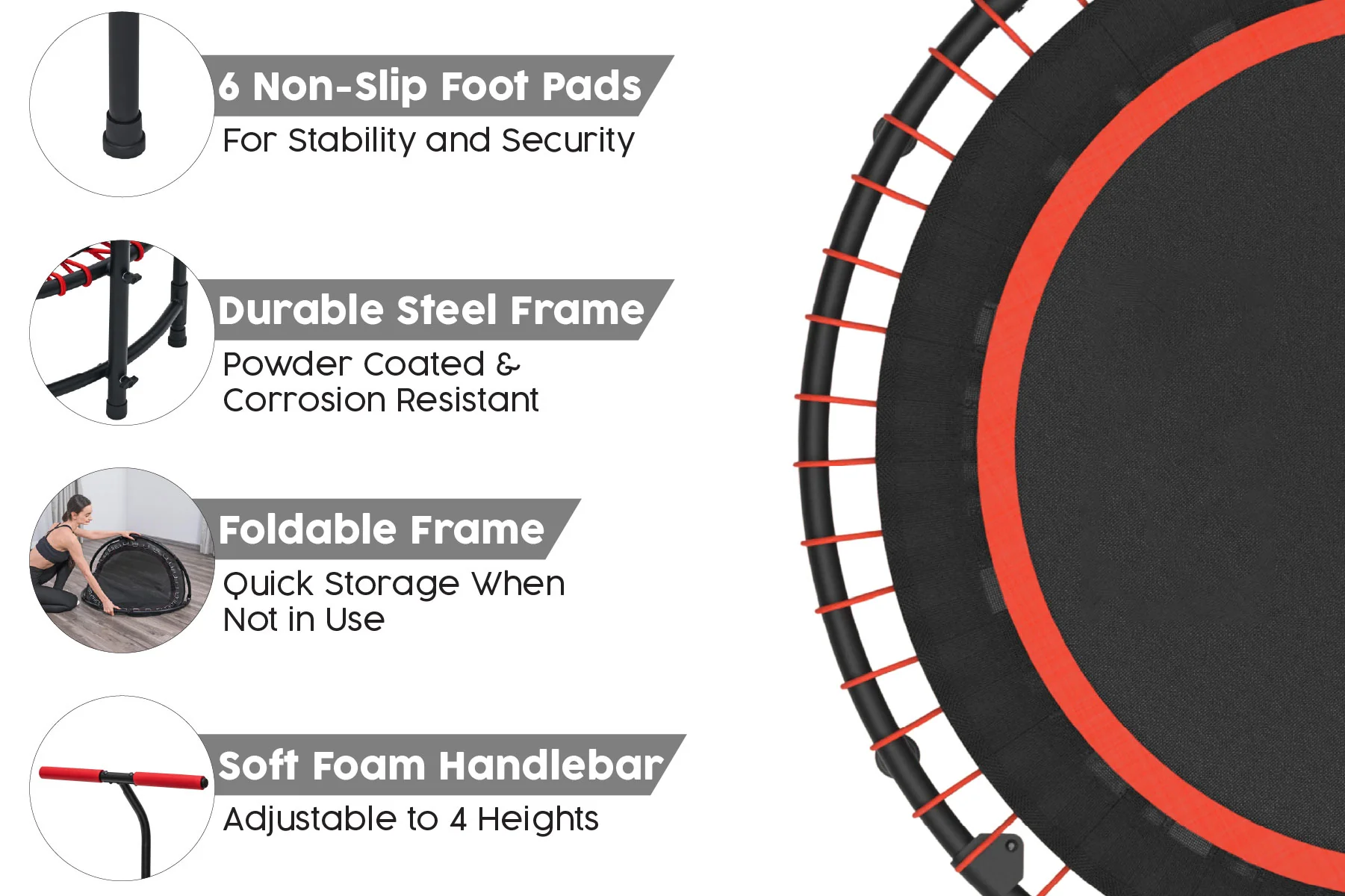 Aerobounce Exercise and Rebounder Trampoline - Image 9
