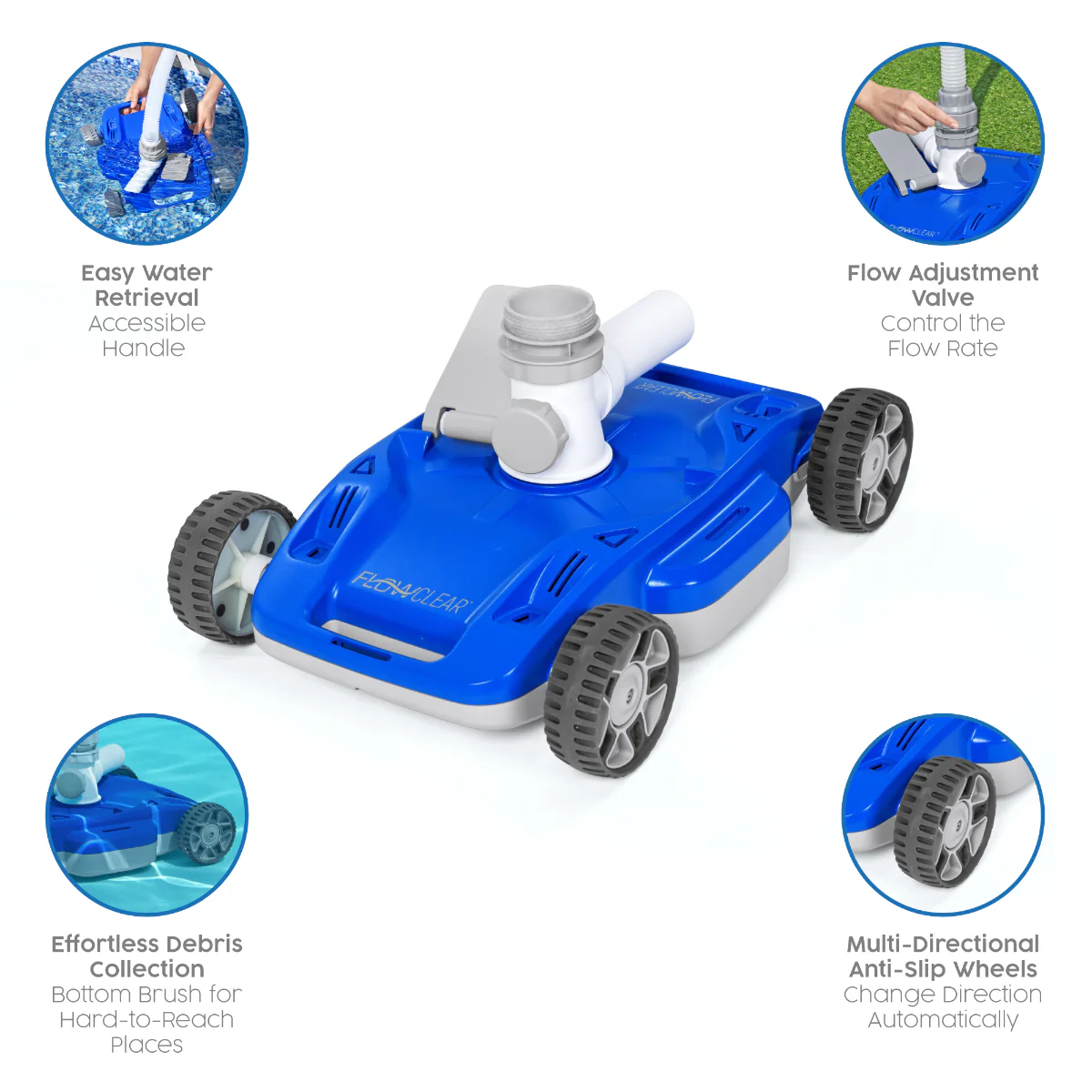 Aquadrift Automatic Pool Cleaner for Above Ground Pools - Image 6