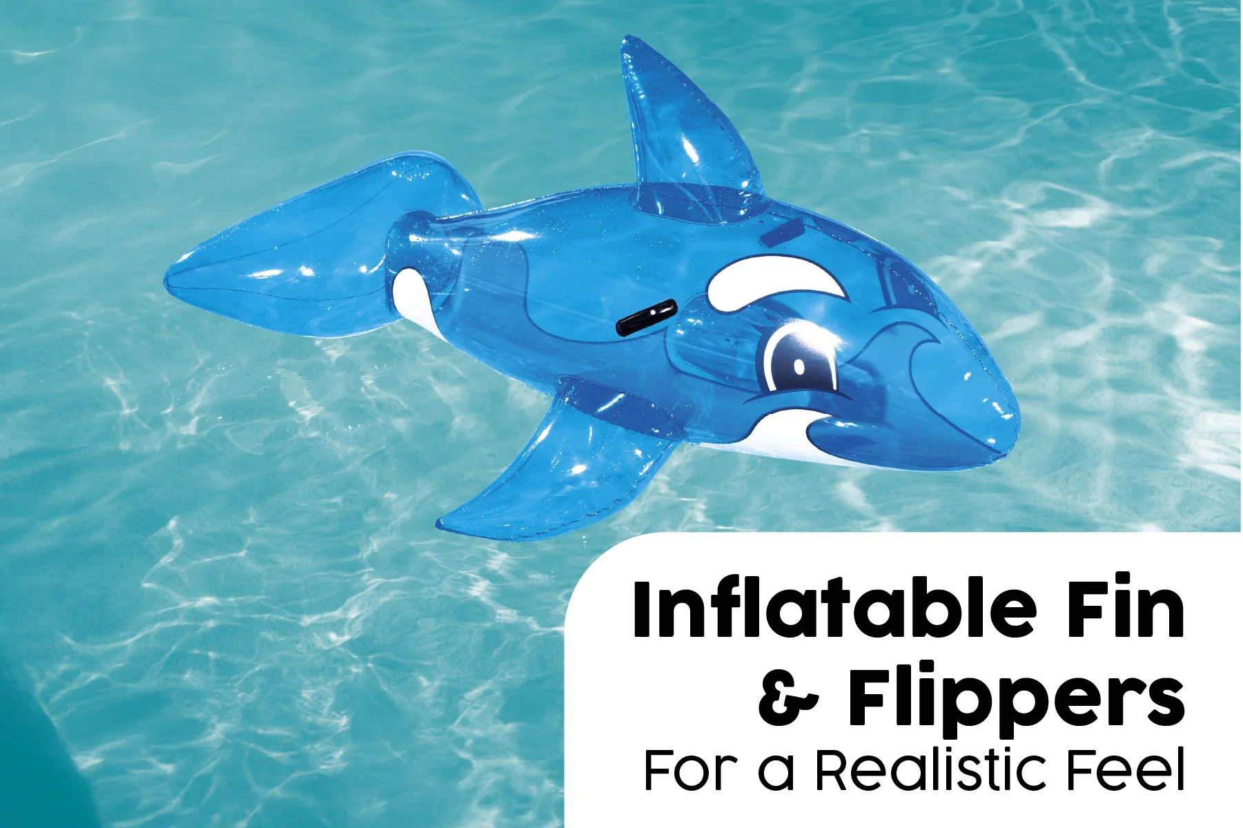 Inflatable Blue Whale Pool Float - Image 5