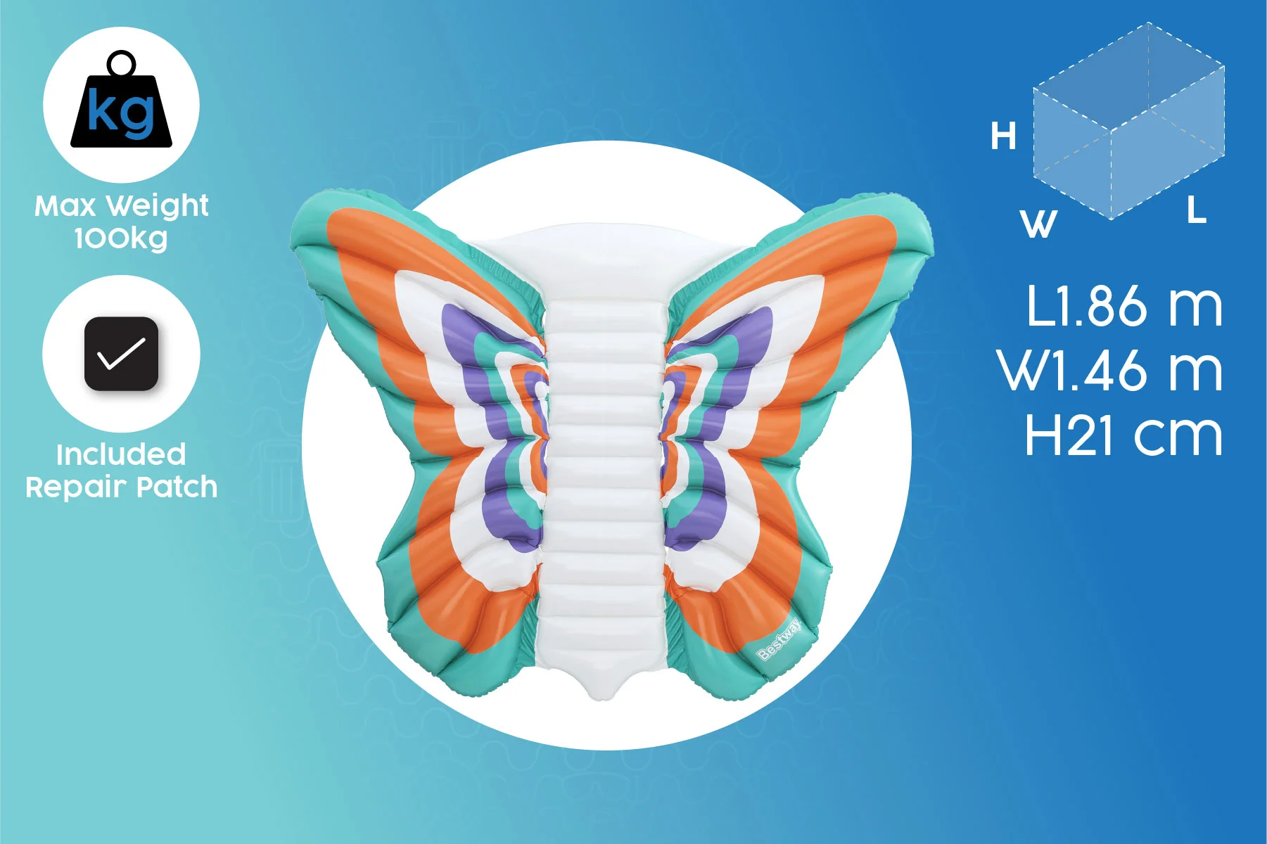 Boho Butterfly Pool Float - Image 8