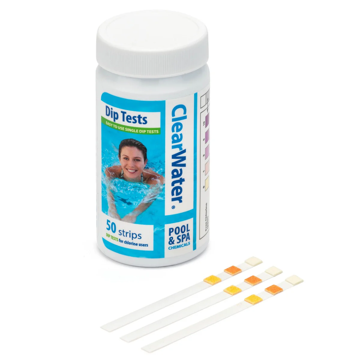 PH, Alkaline and Chlorine Dip Test Strips (50 Test Strips) - Image 3