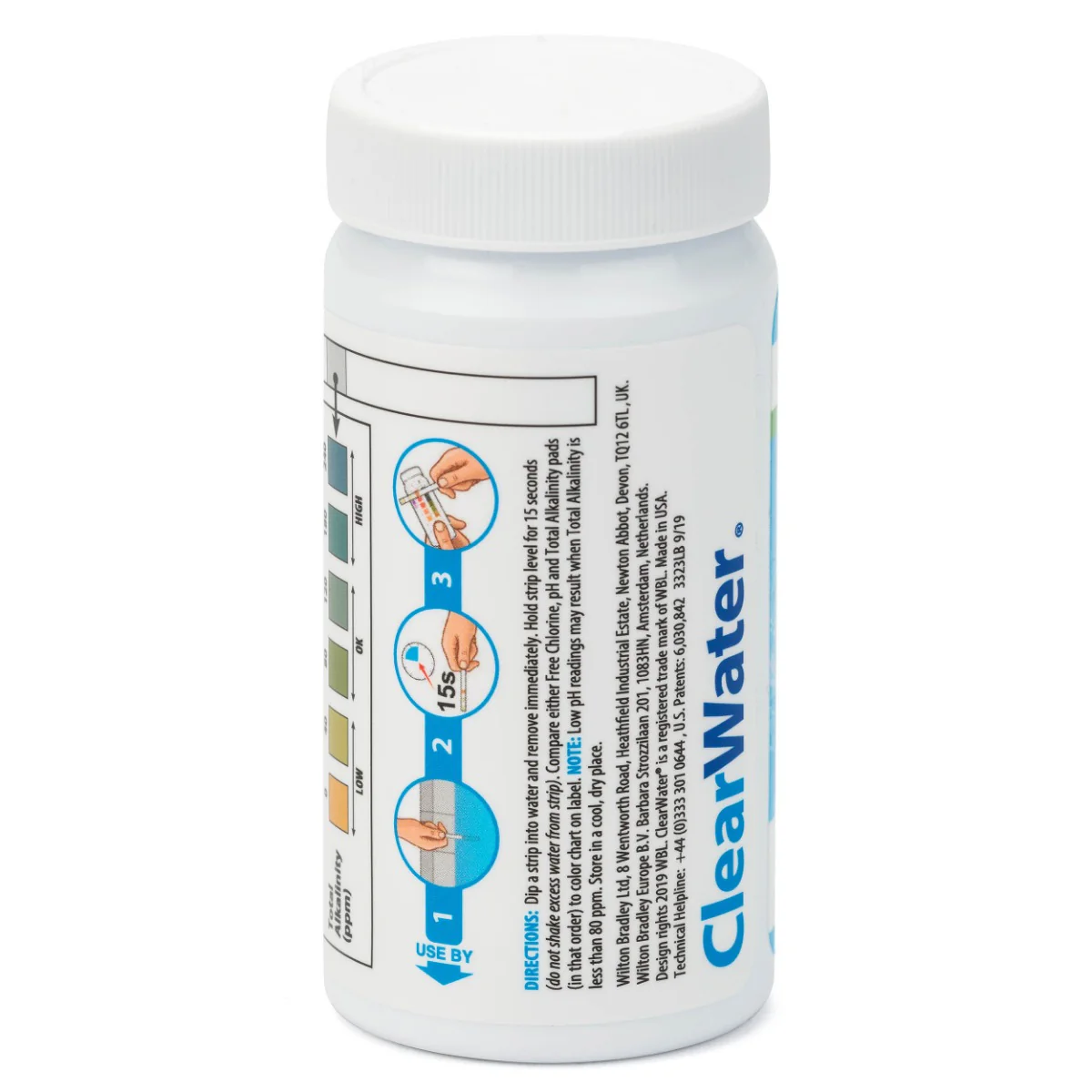 PH, Alkaline and Chlorine Dip Test Strips (50 Test Strips) - Image 5