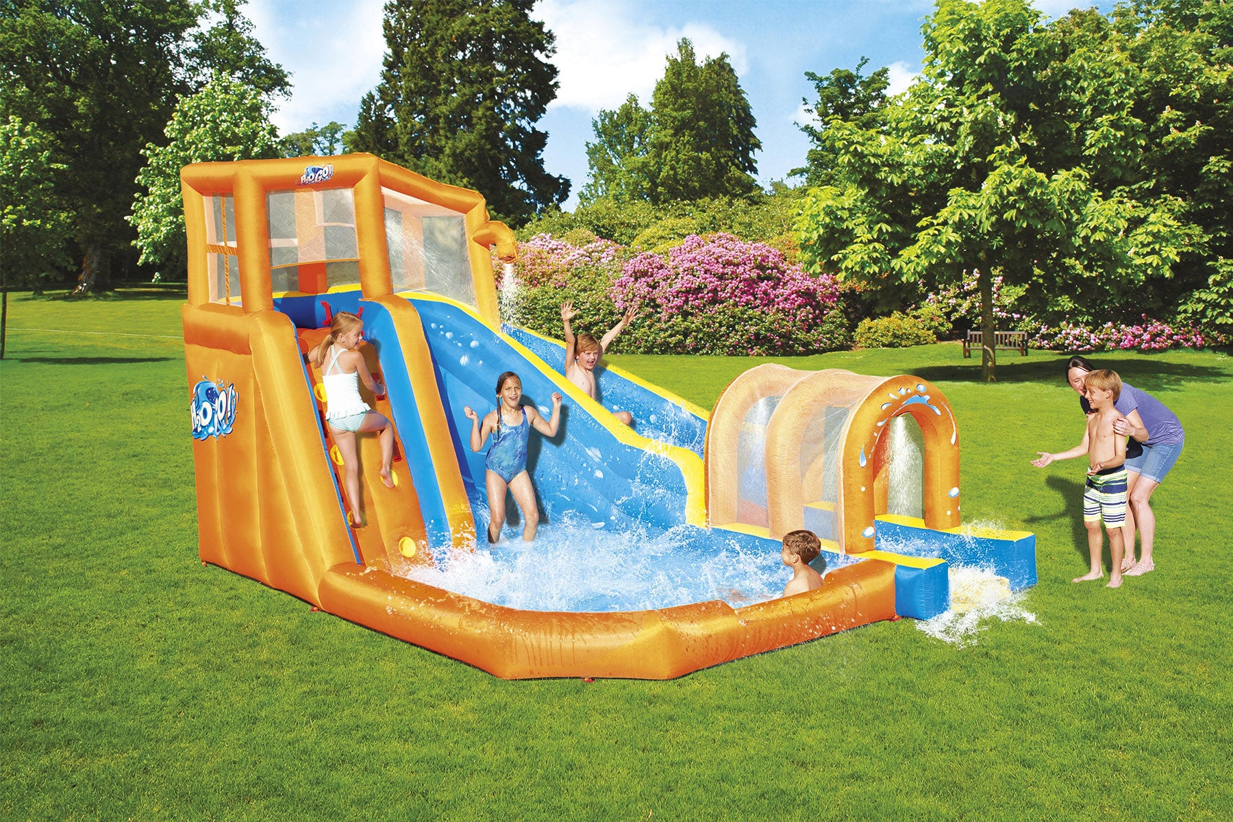 H2OGO! Inflatable Hurricane Water Park Bouncy Castle - Image 4