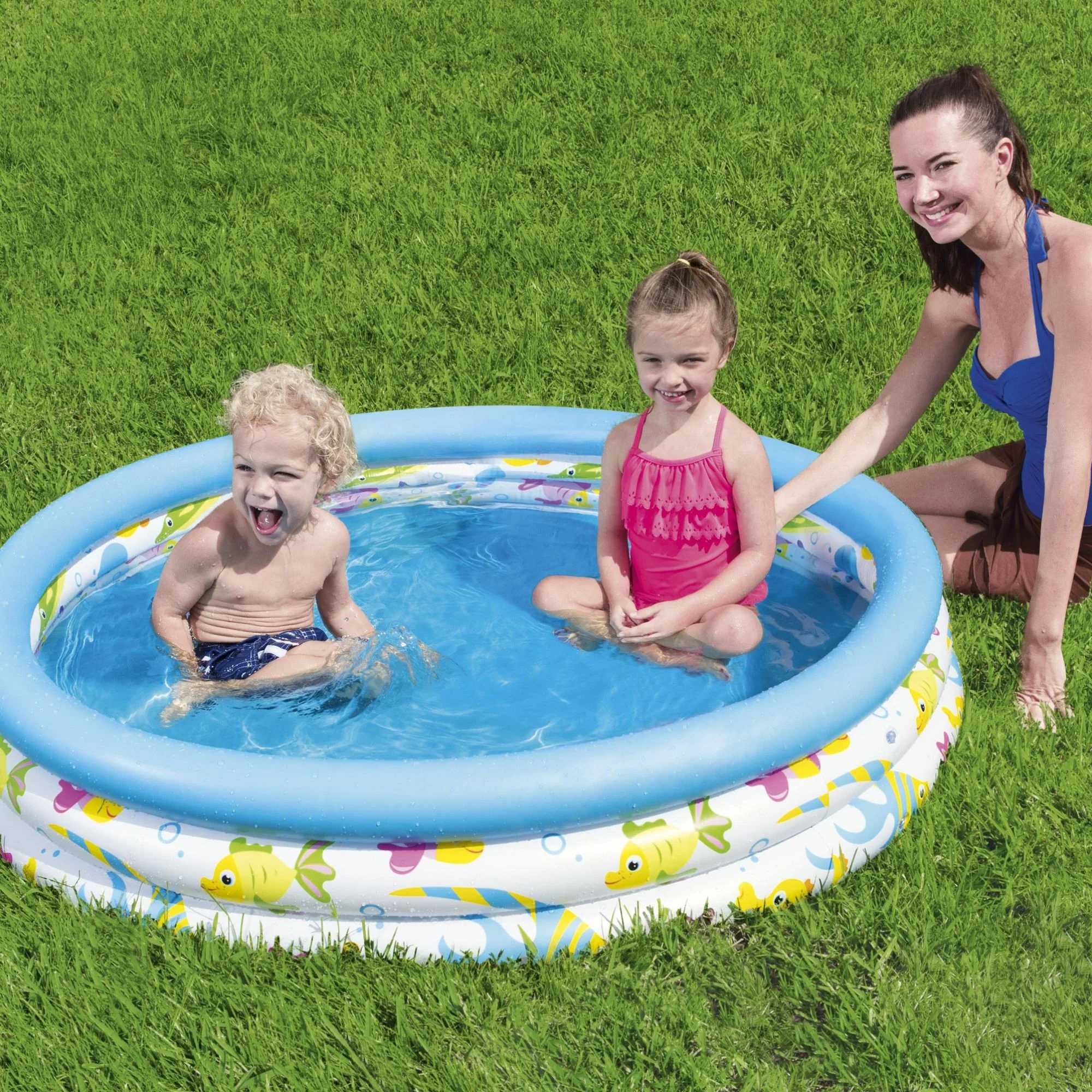 Ocean Themed Kids Inflatable Paddling Pool - Image 2