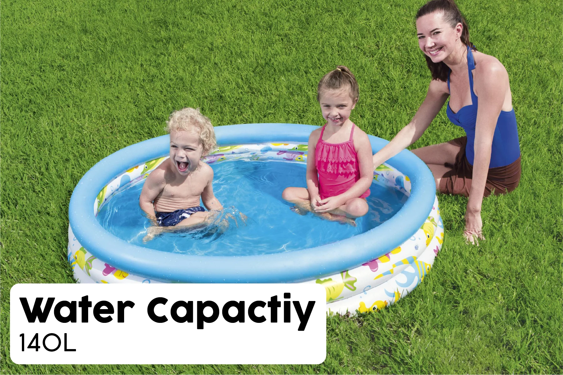 Ocean Themed Kids Inflatable Paddling Pool - Image 5