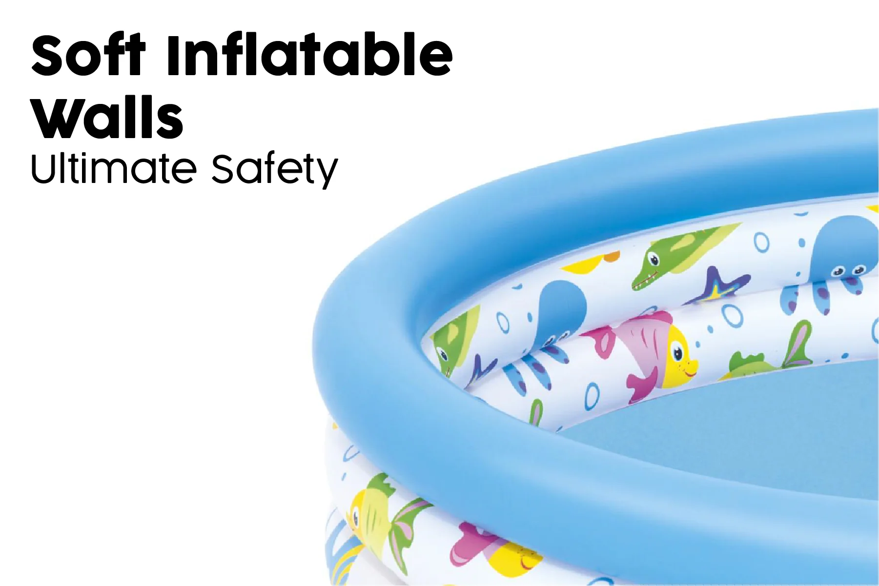 Ocean Themed Kids Inflatable Paddling Pool - Image 6