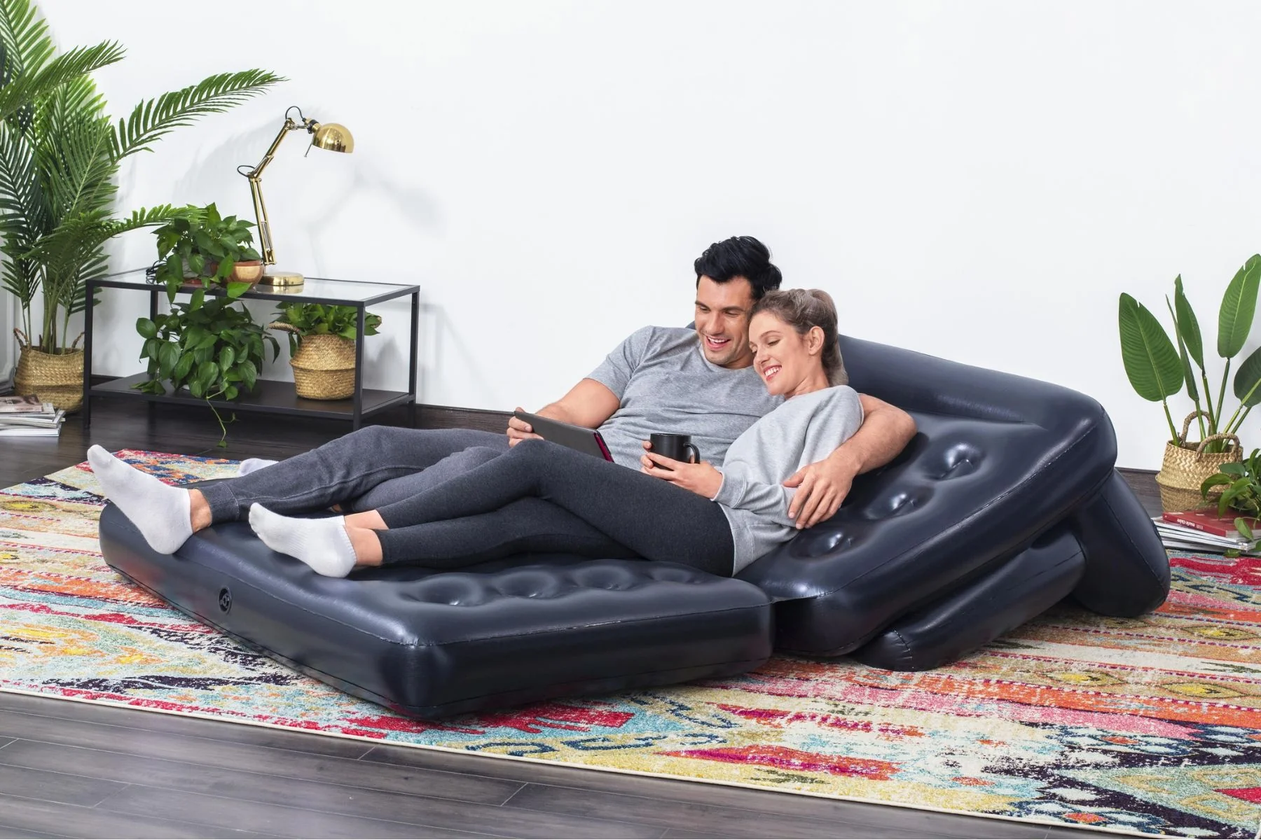Inflatable Pull Out Camping Sofa Bed - Image 7
