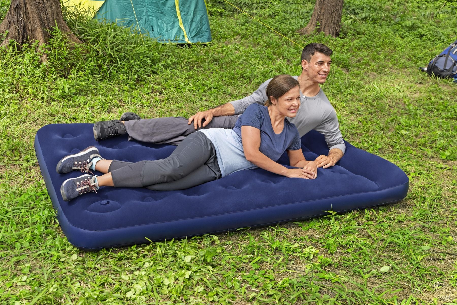 Double Flocked Airbed Inflatable Air Mattress - Image 6
