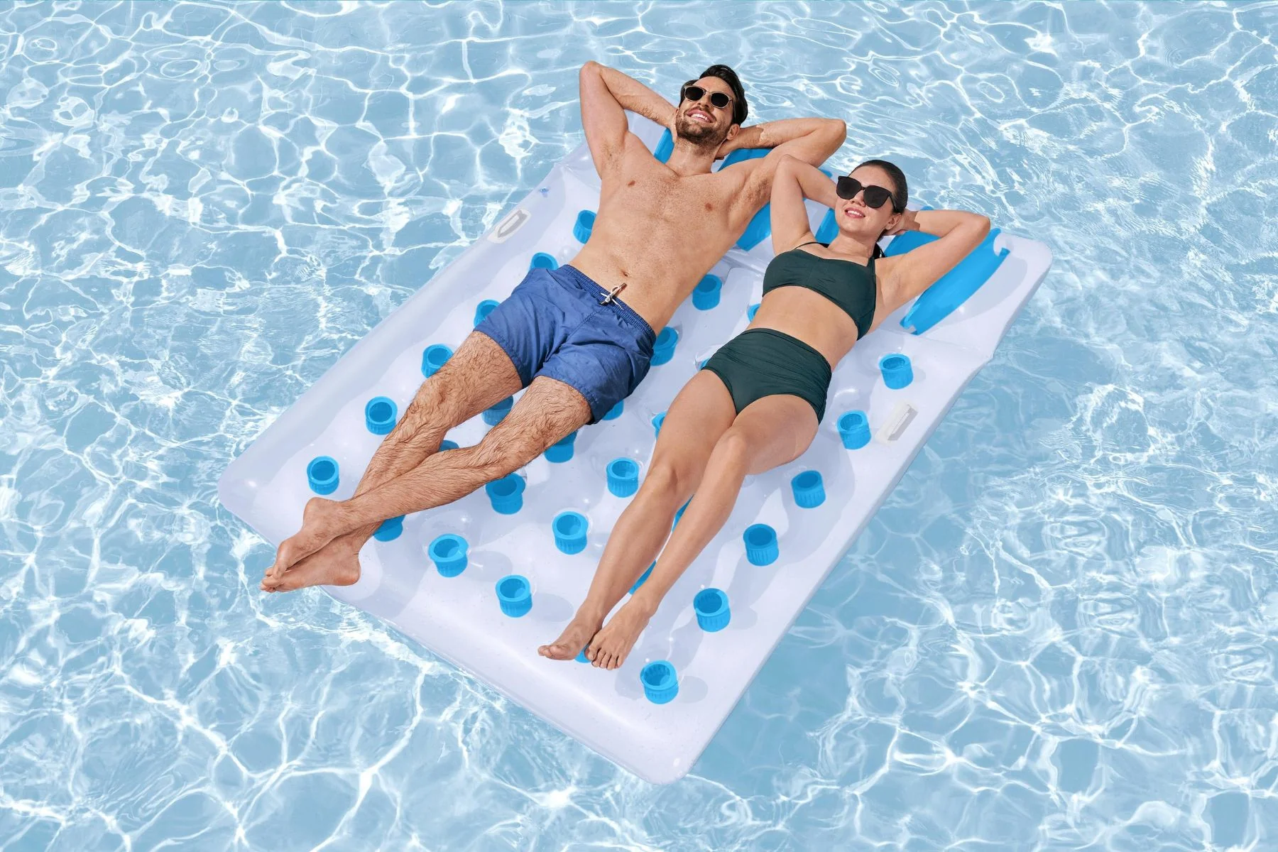 Inflatable Double Lounger Pool Float - Image 4