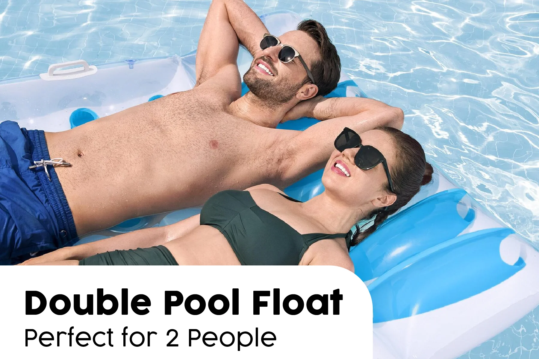 Inflatable Double Lounger Pool Float - Image 5