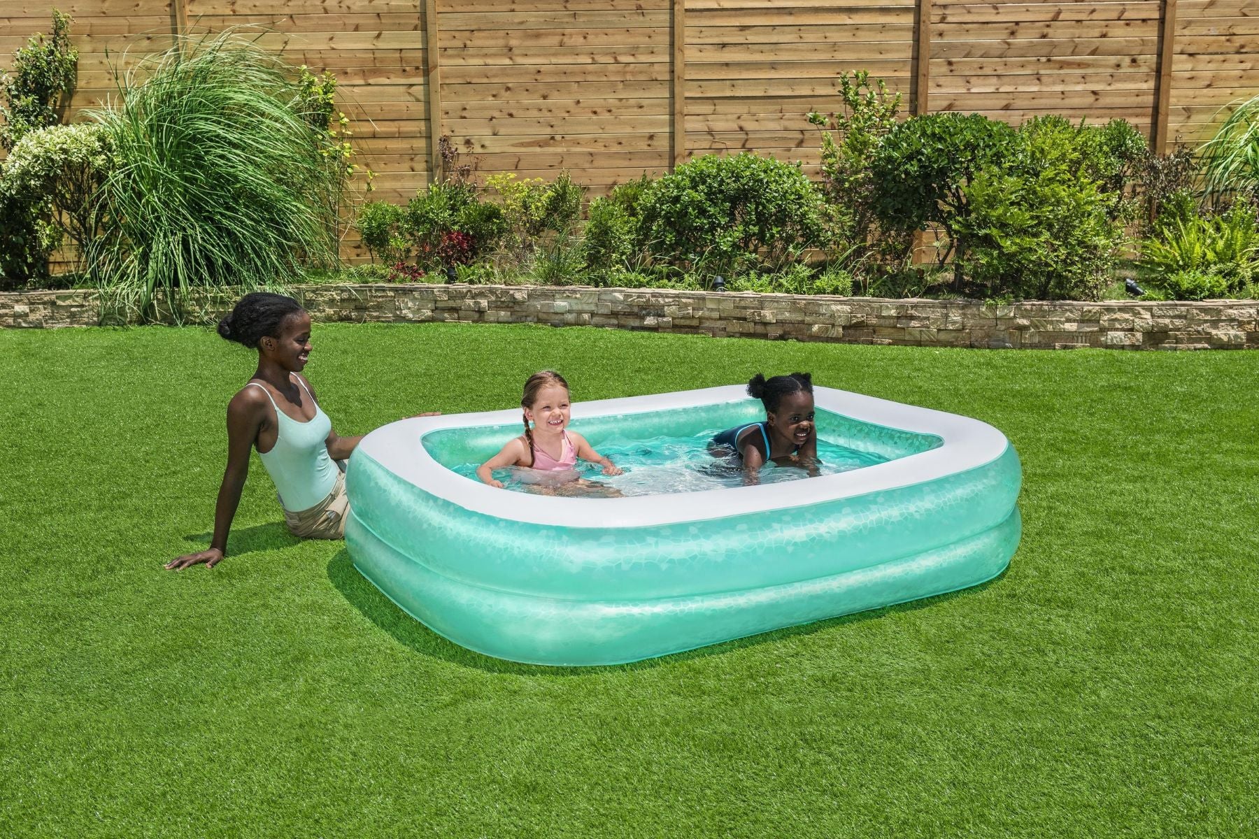 Family Rectangular Inflatable Swimming Pool - Image 4