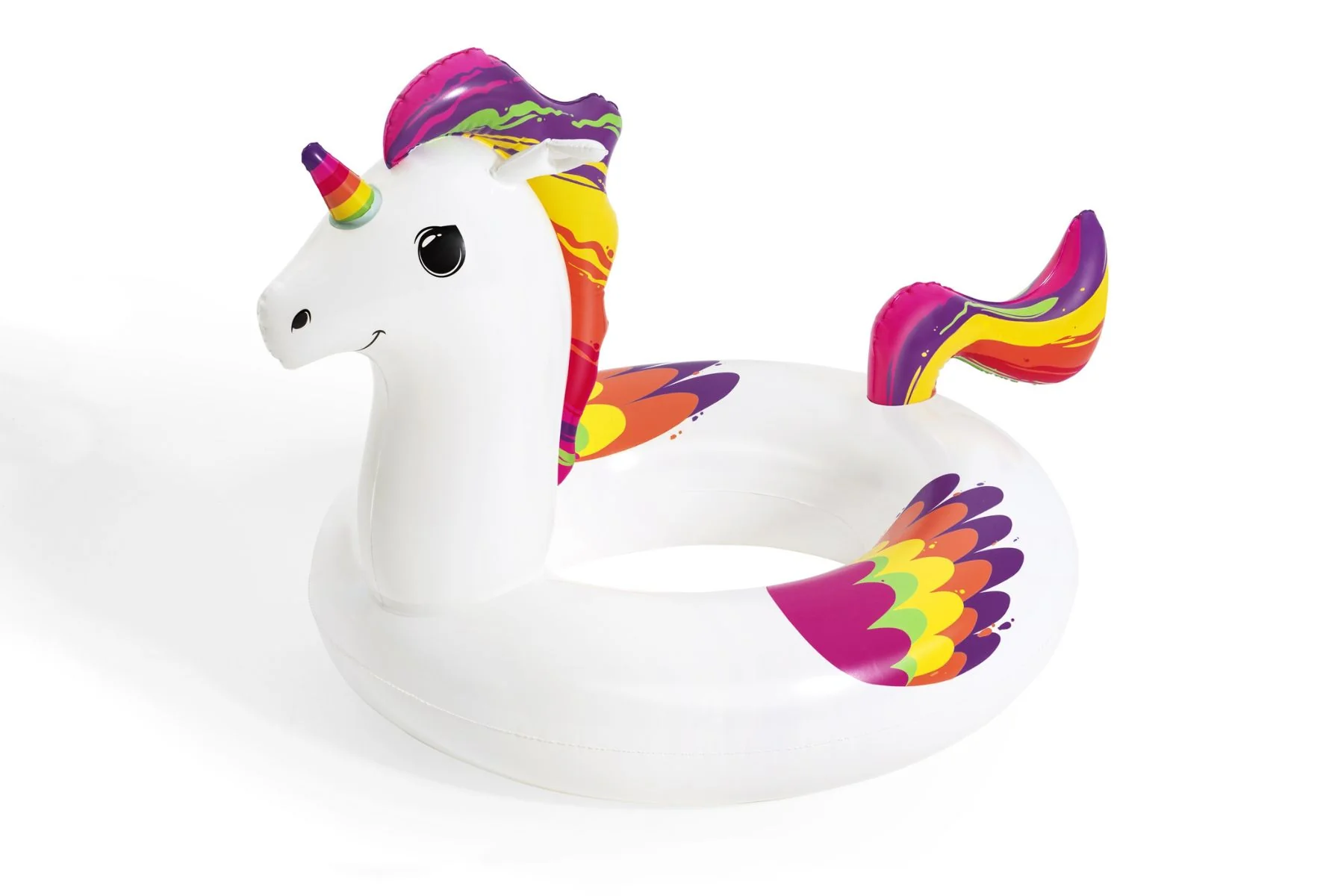 Inflatable Unicorn Swim Ring Pool Float - Image 3
