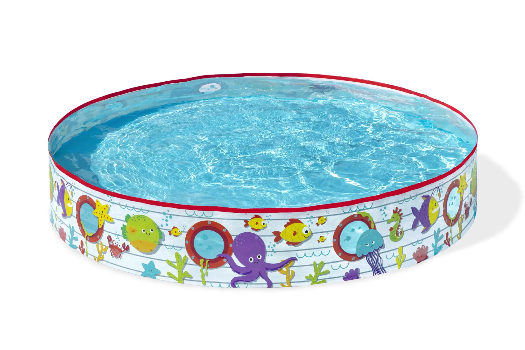 Coral Themed Kids Inflatable Paddling Pool - Image 3