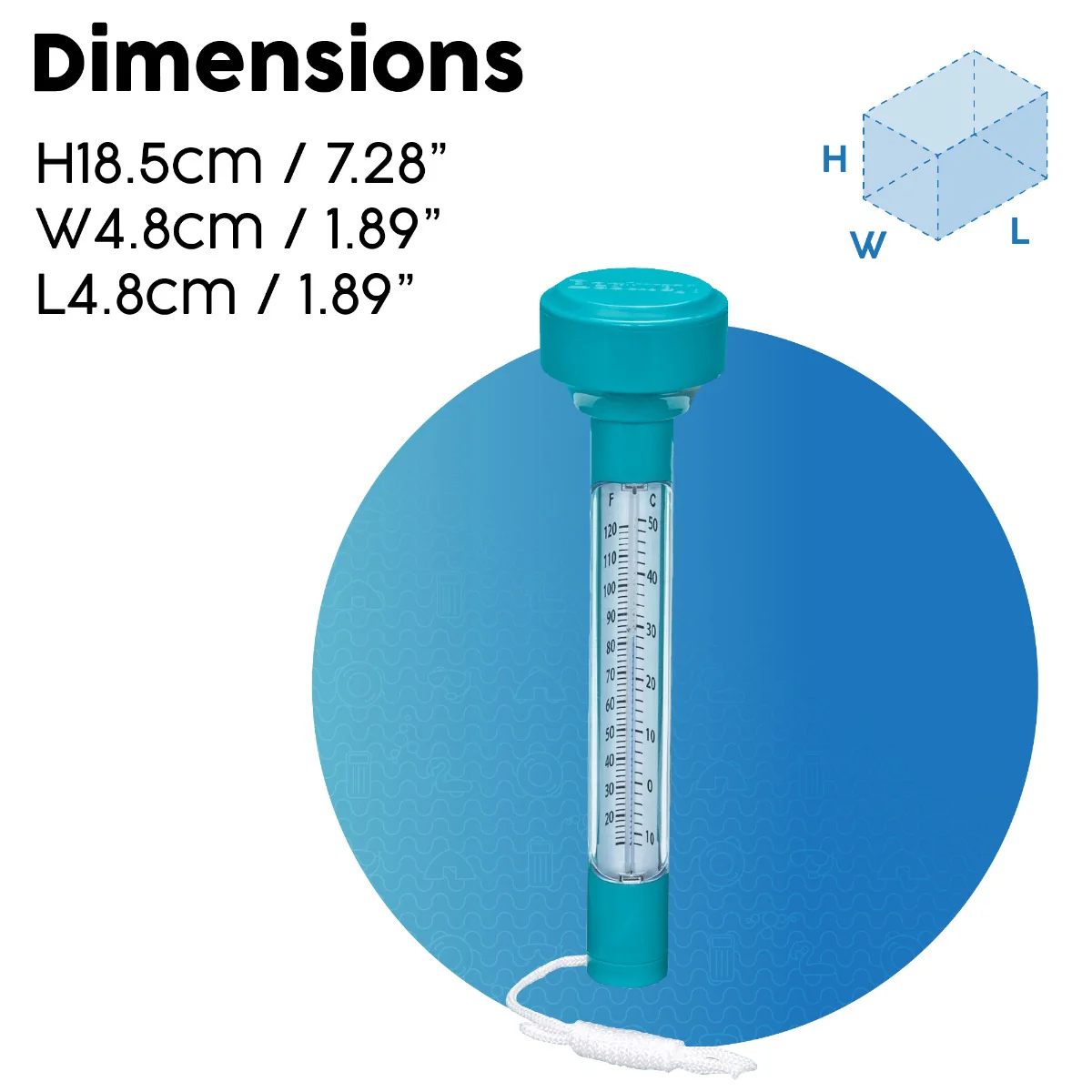 Floating Pool Thermometer for Swimming Pools - Image 6